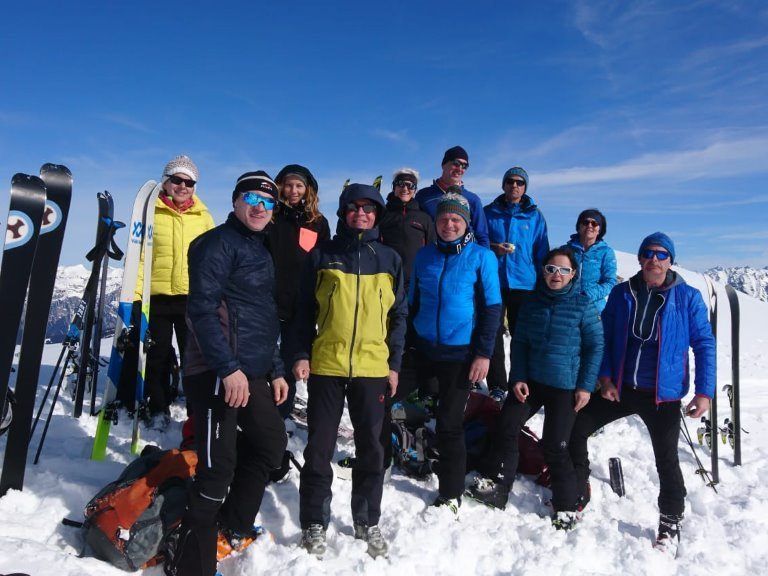 Bludenzer Naturfreunde auf dem Gweilkopf