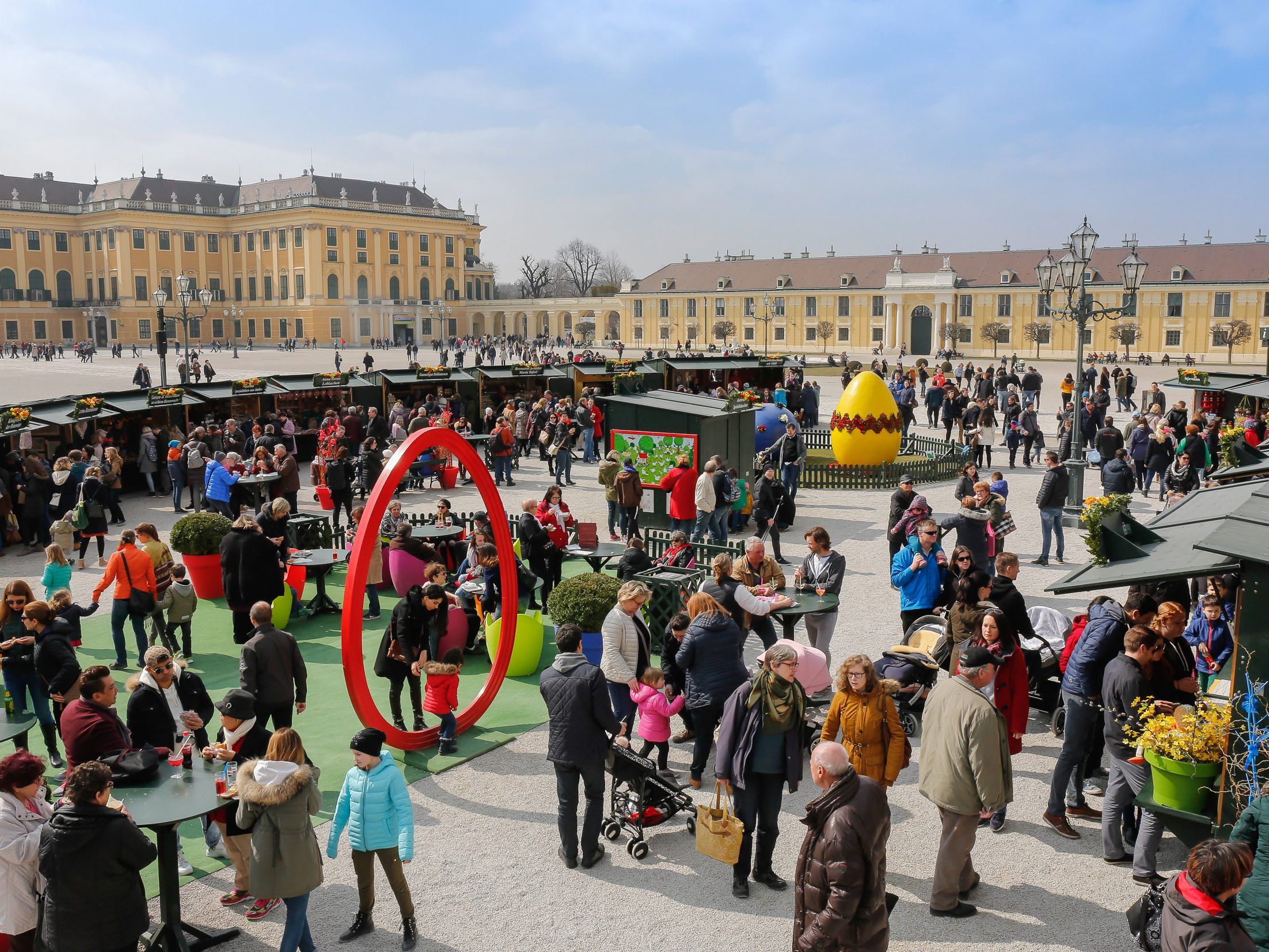 Beim Ostermarkt Schloß Schönbrunn wird wieder buntes Treiben herrschen