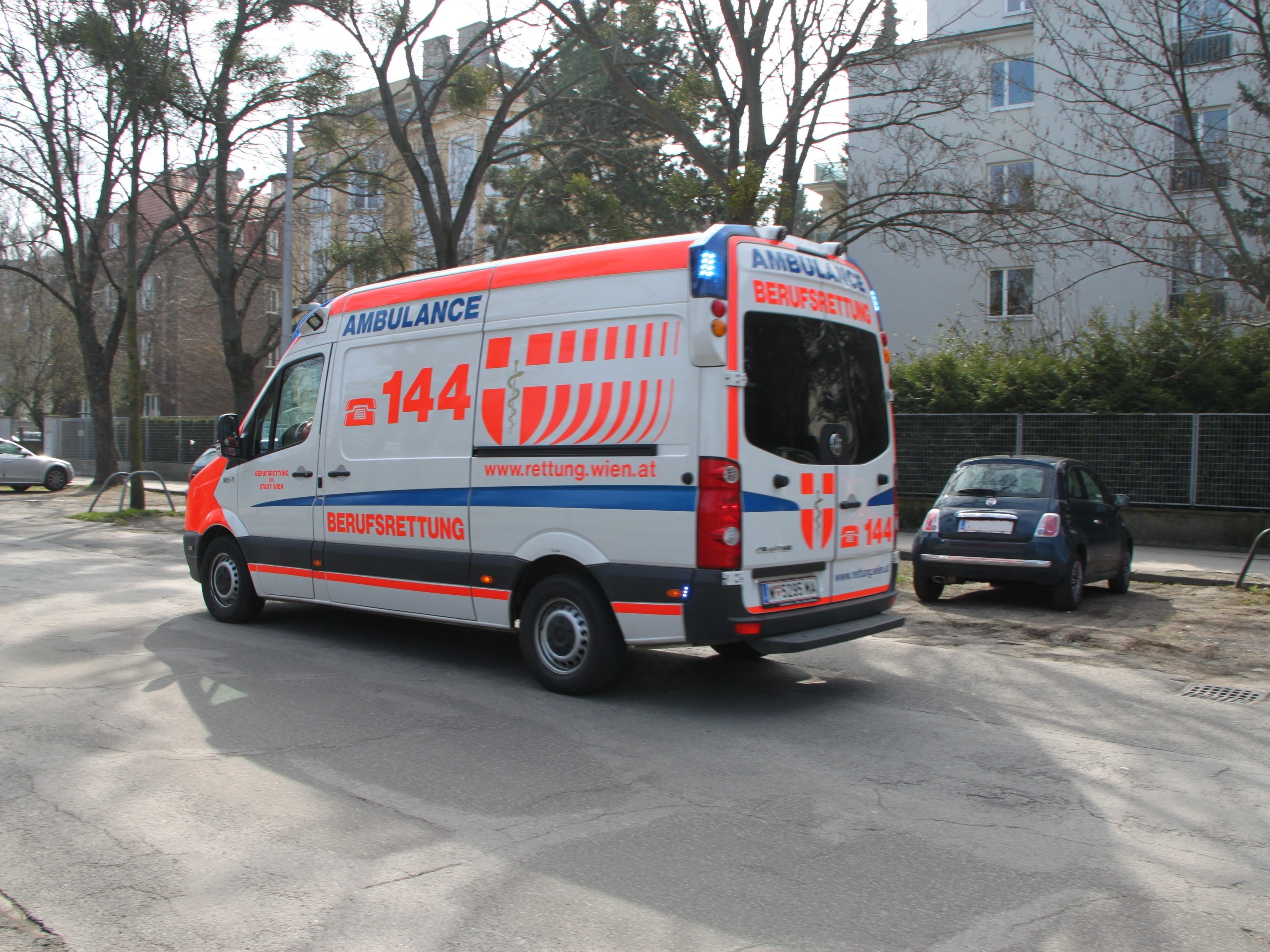 In Wien kam es zu zwei Unfällen, deren Opfer im Spital landeten In Wien kam es zu zwei Unfällen, deren Opfer im Spital landeten