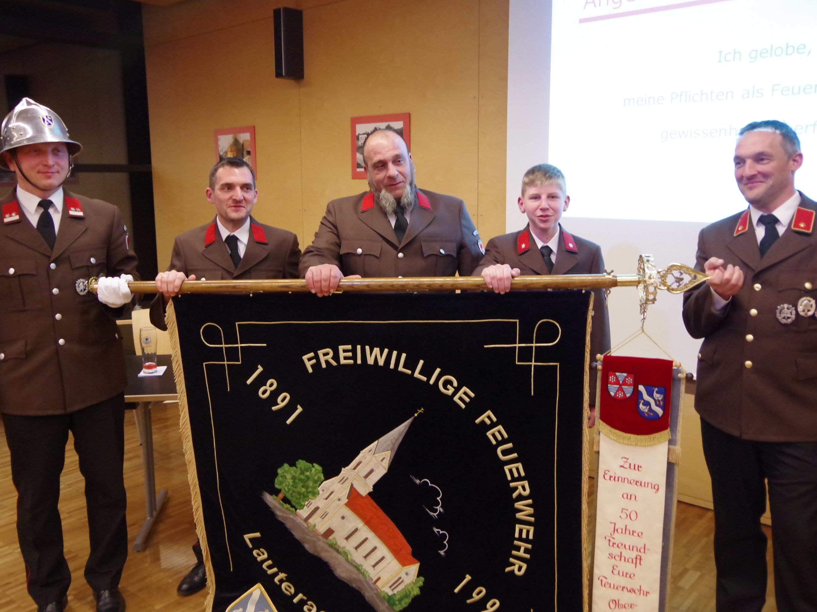 Angelobung bei der Feuerwehr Lauterach Angelobung bei der Feuerwehr Lauterach