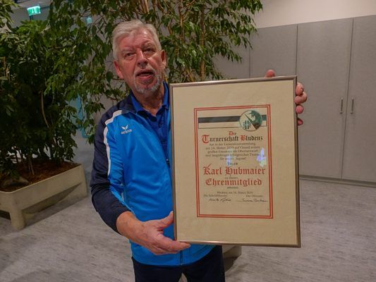 Oberturnwart Charly Hubmaier