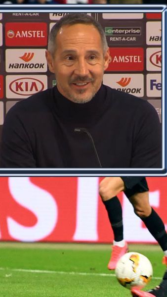 Hütter war mit seiner Elf zufrieden