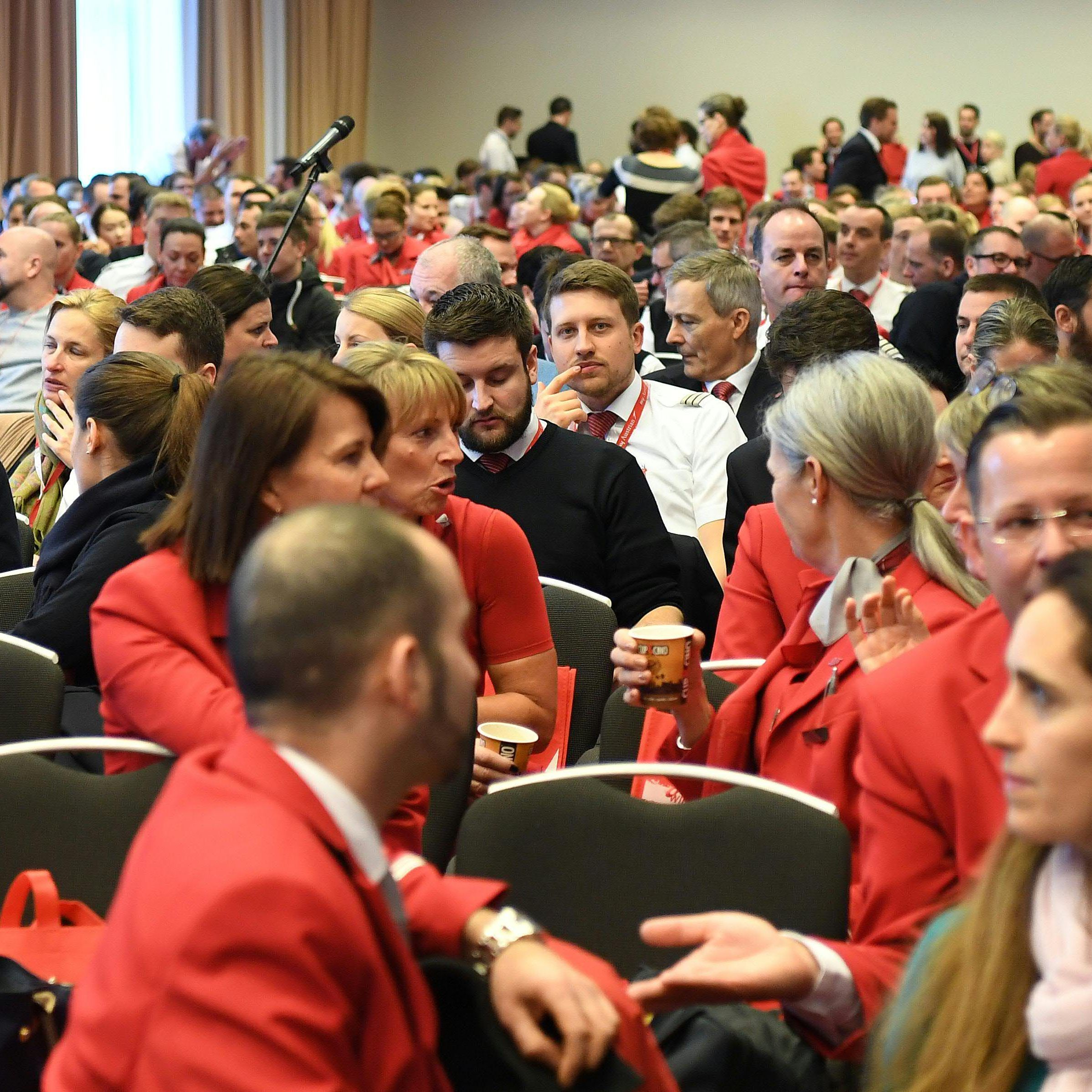 Die AUA strich in der letzten Zeit Hunderte Arbeitskräfte.