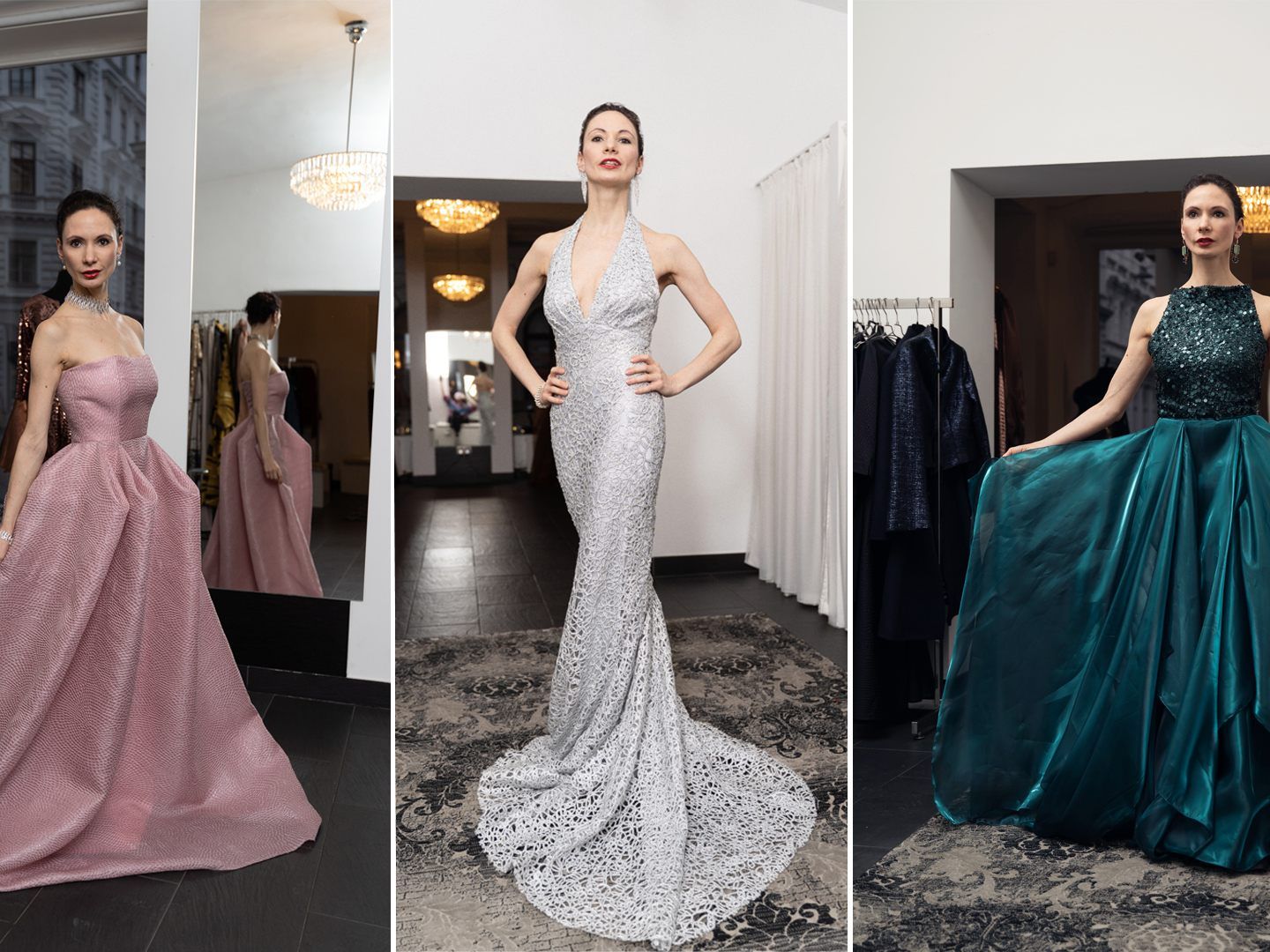 Mit Roben von Maurizio Giambra und Schmuck von A.E. Köchert will Liudmila Konovalova zum Wiener Opernball.