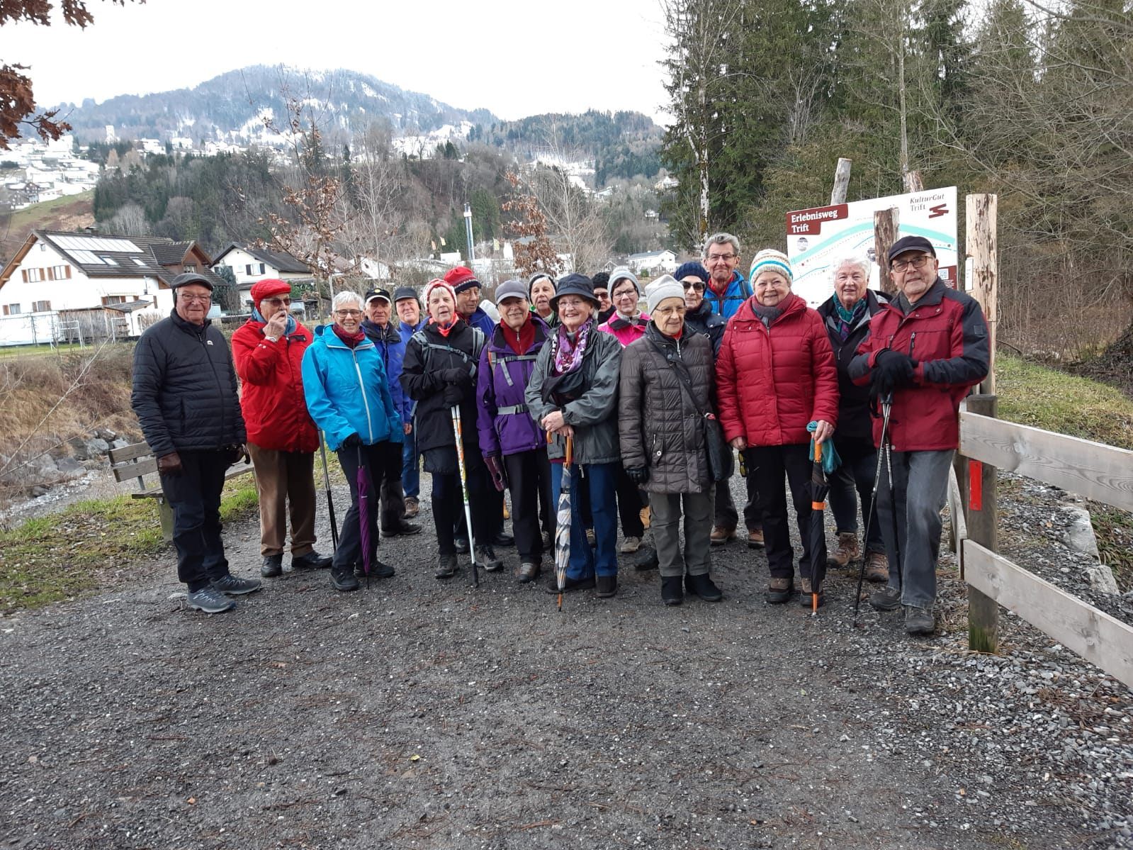 Erste Wanderung der Seniorenrunde Rankweil