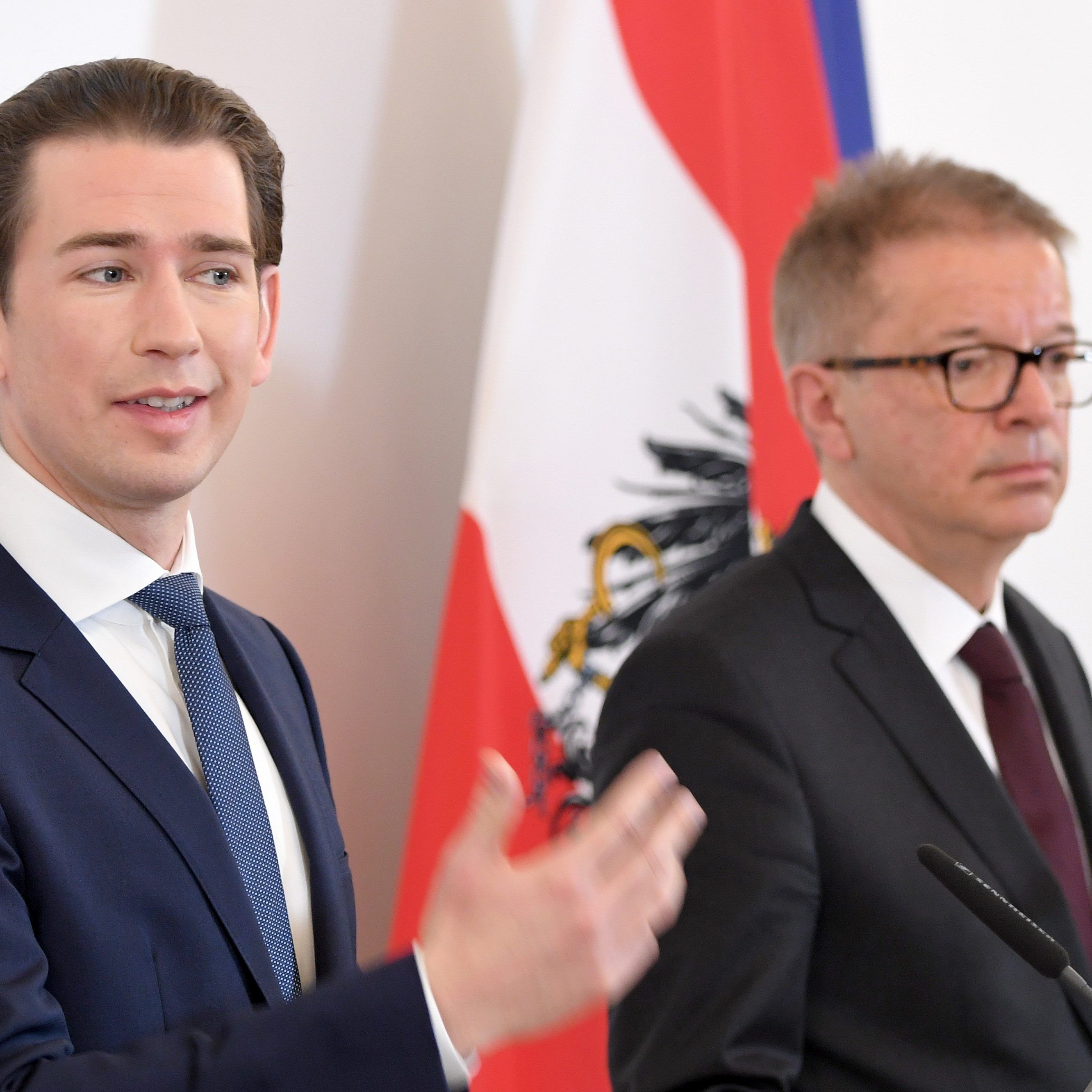 Kanzler Kurz mahnt zu vernünftigem Verhalten.