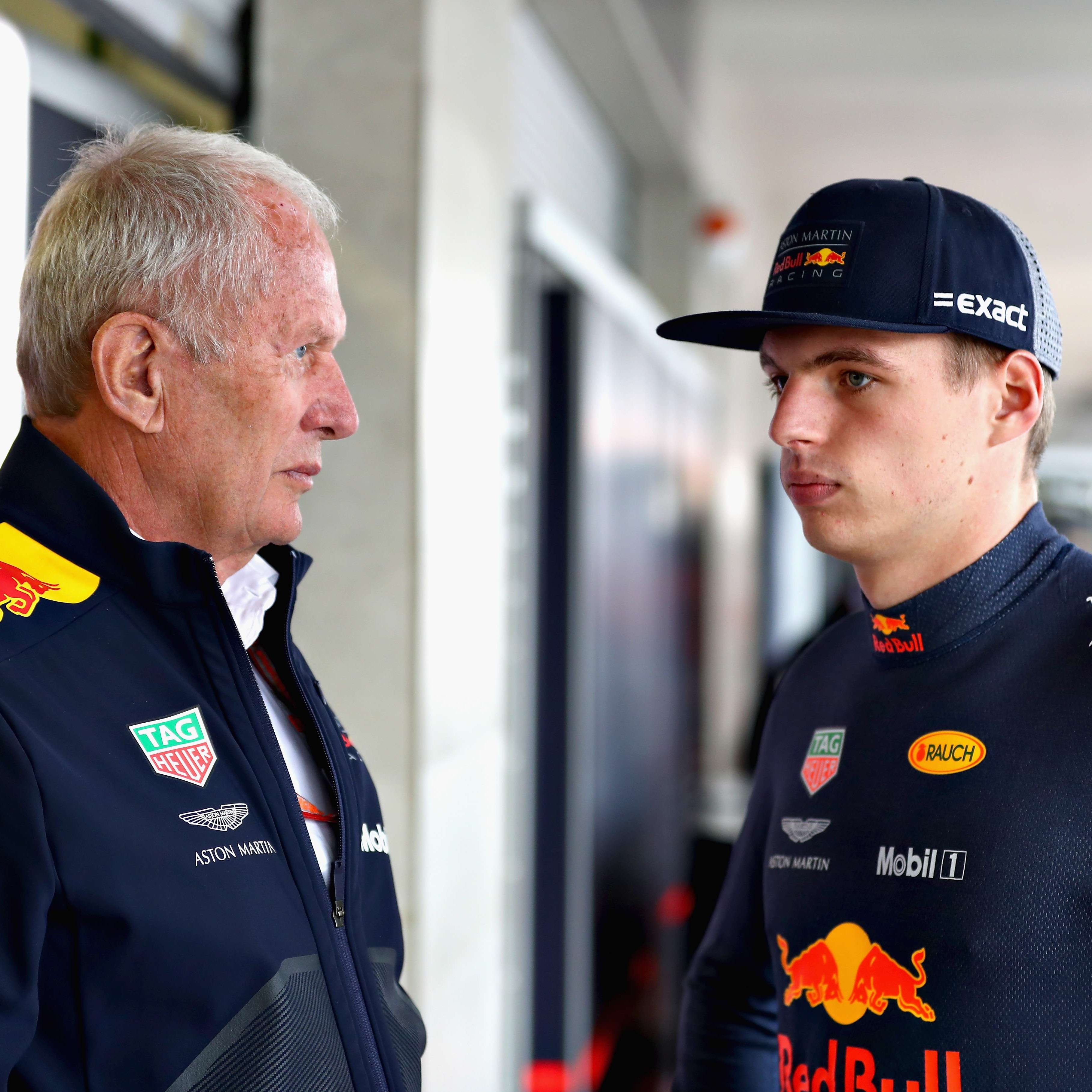 Helmut Marko mit Max Verstappen