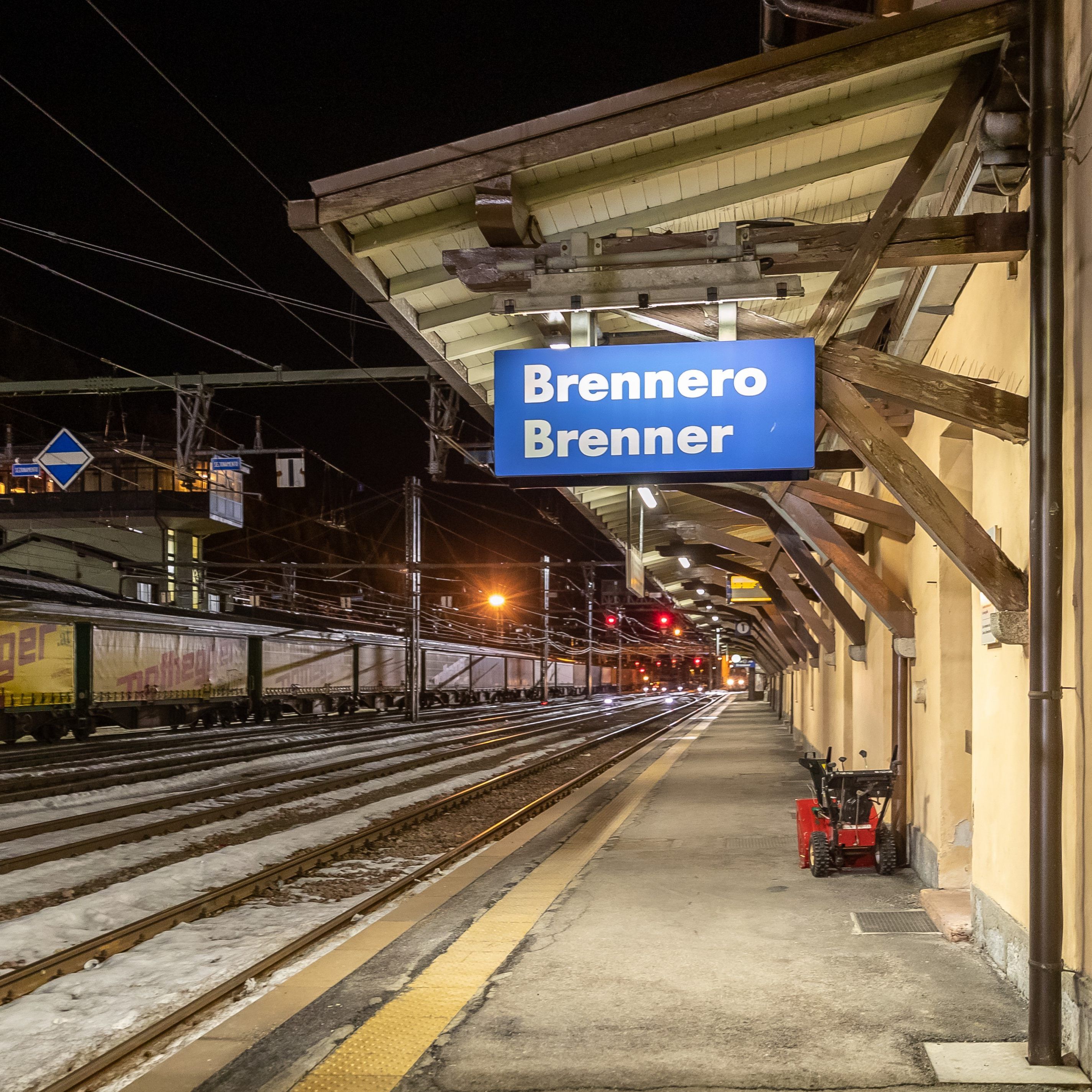 Der Personenzugverkehr von und nach Italien wurde komplett eingestellt.