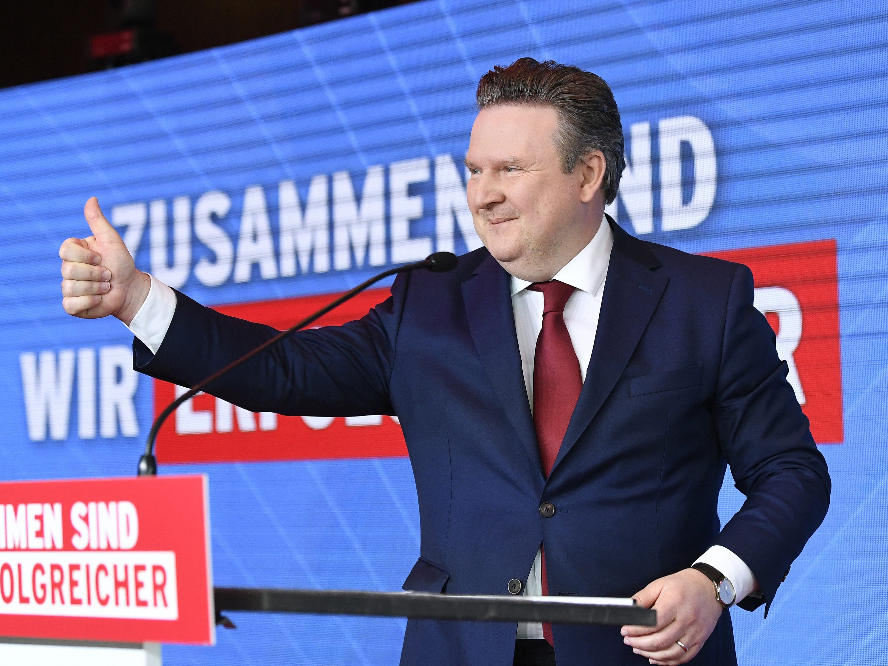 Ludwig nimmt sich den SPÖ-Erfolg im Burgenland als Vorbild für die Wien-Wahl.