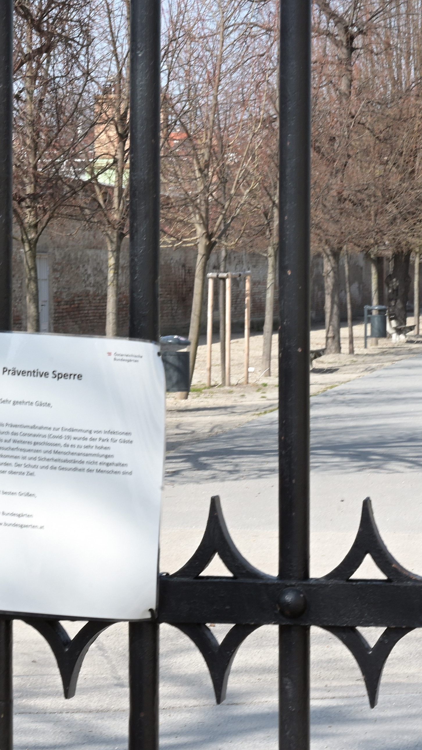 Die SPÖ will vorrangig die Bundesgärten in Wien öffnen, bevor Straßen für den Verkehr gesperrt werden.