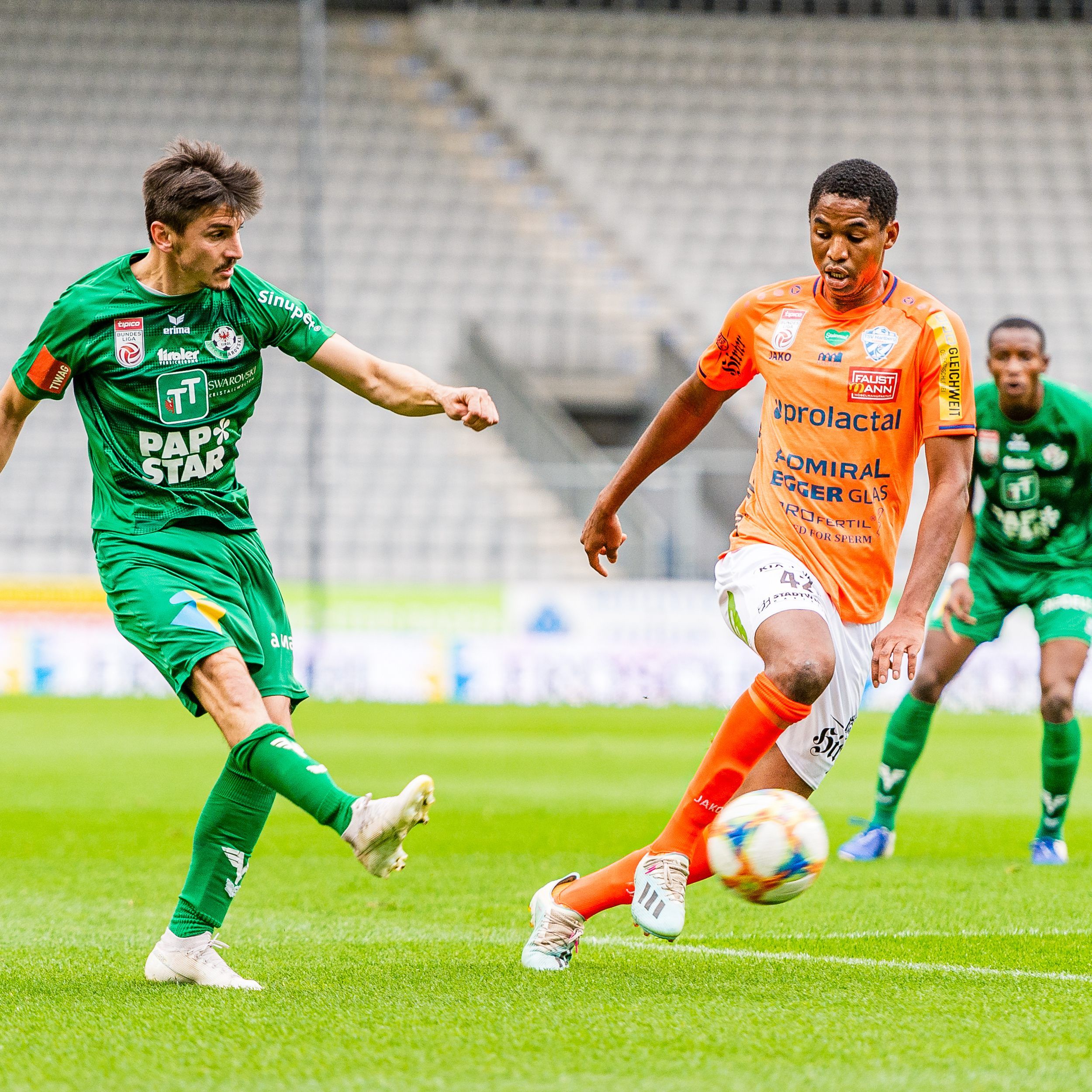 LIVE-Ticker zum Spiel TSV Hartberg gegen WSG Tirol ab 17.00 Uhr.