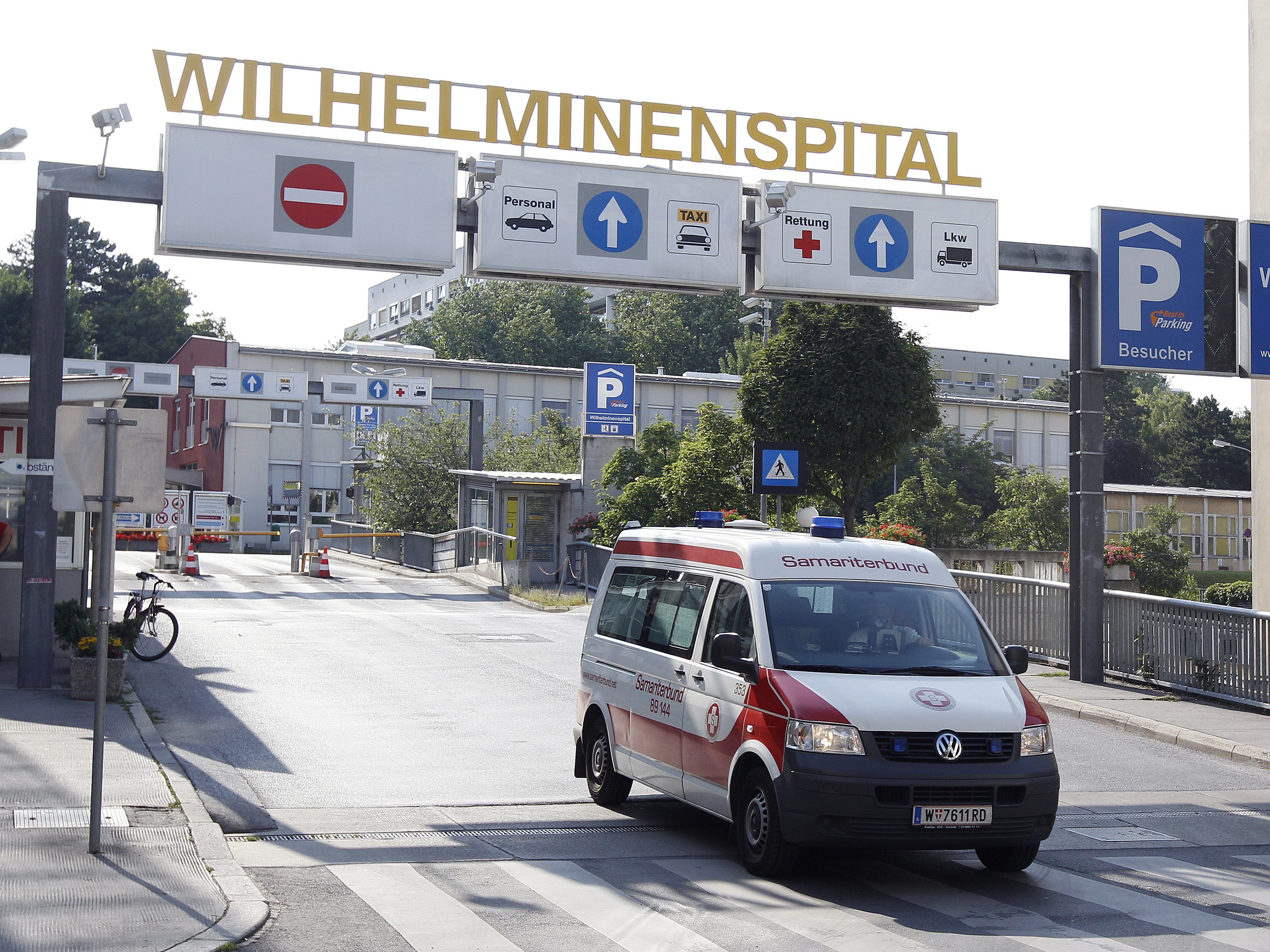Im Wilhelminenspital attackierte ein Mann eine Pflegekraft mit einem Messer.