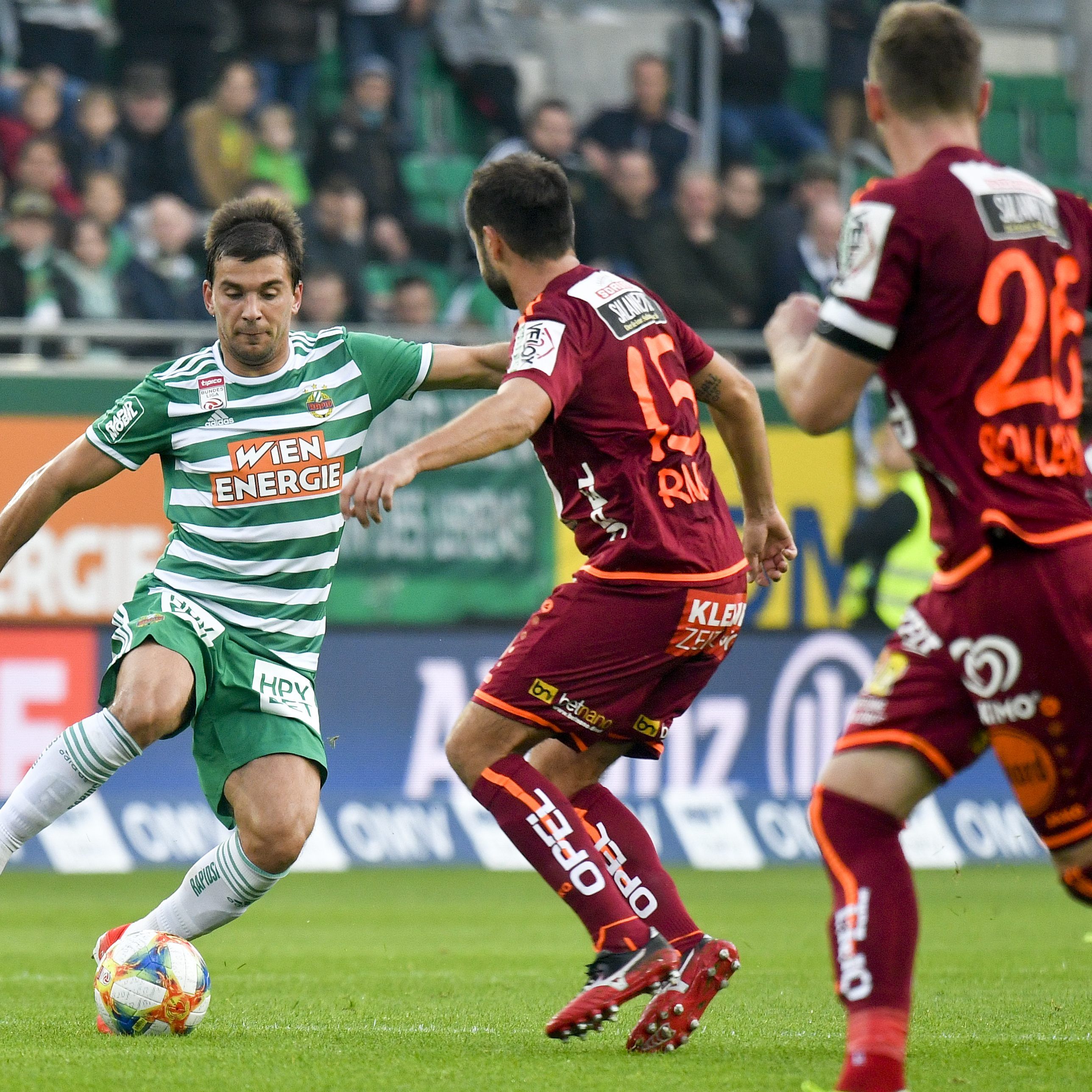 LIVE-Ticker zum Spiel WAC gegen Rapid Wien ab 17.00 Uhr.