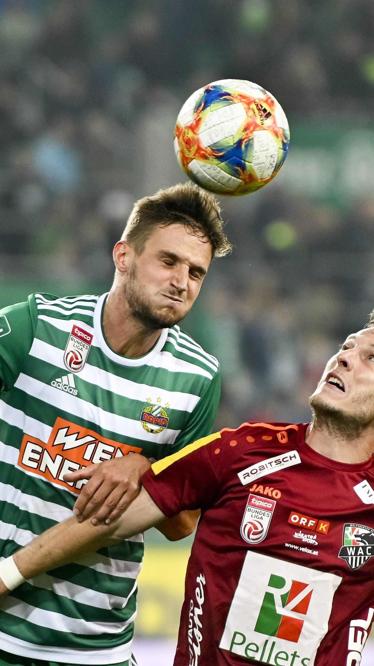 Hier sehen Sie das Match zwischen WAC und Rapid Wien live.