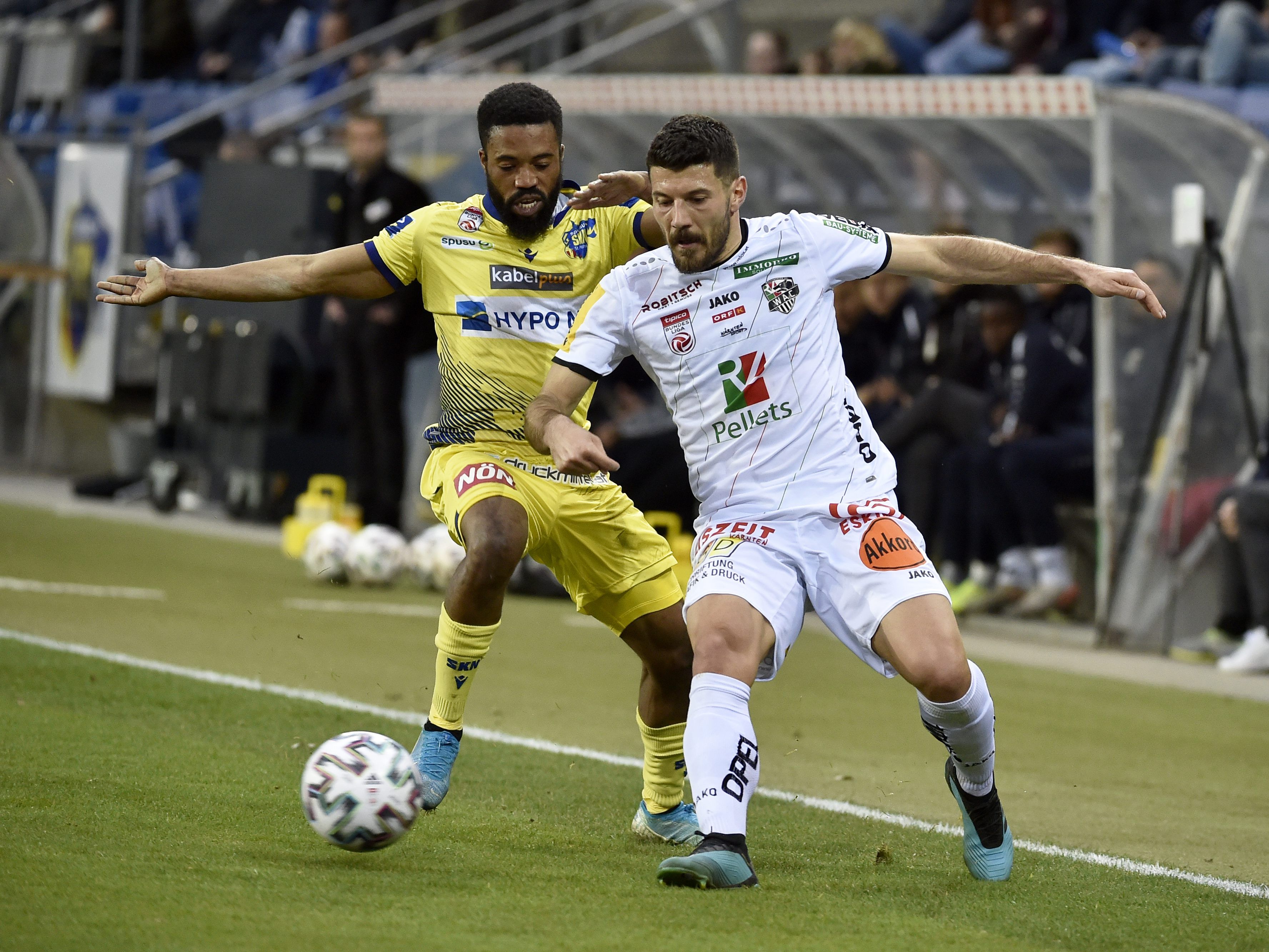 Der WAC schoss die St. Pöltner mit 4:0 vom Platz.