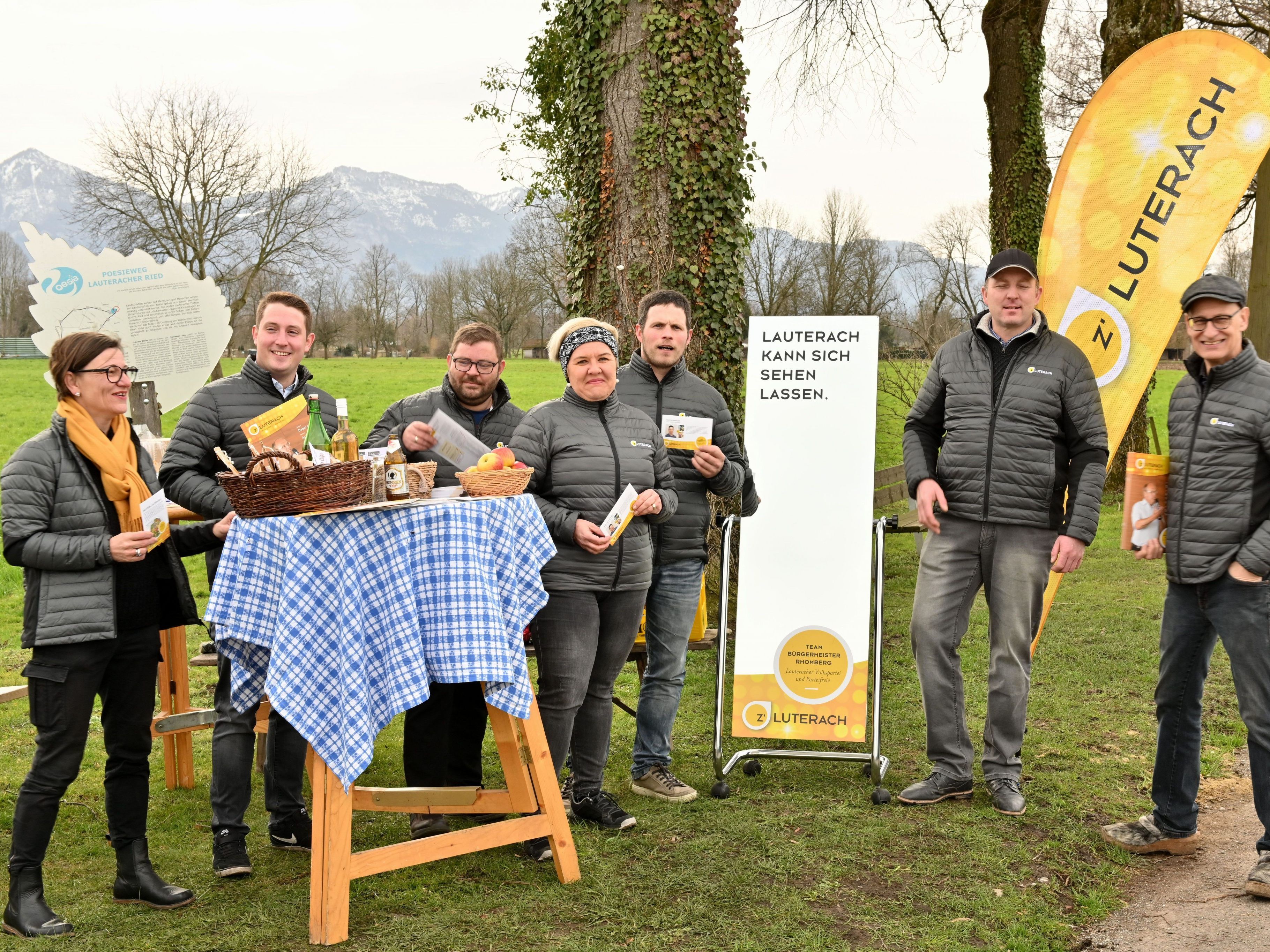 Z´luterach - Team Bürgermeister Rhomberg auf Lauterach-Tour