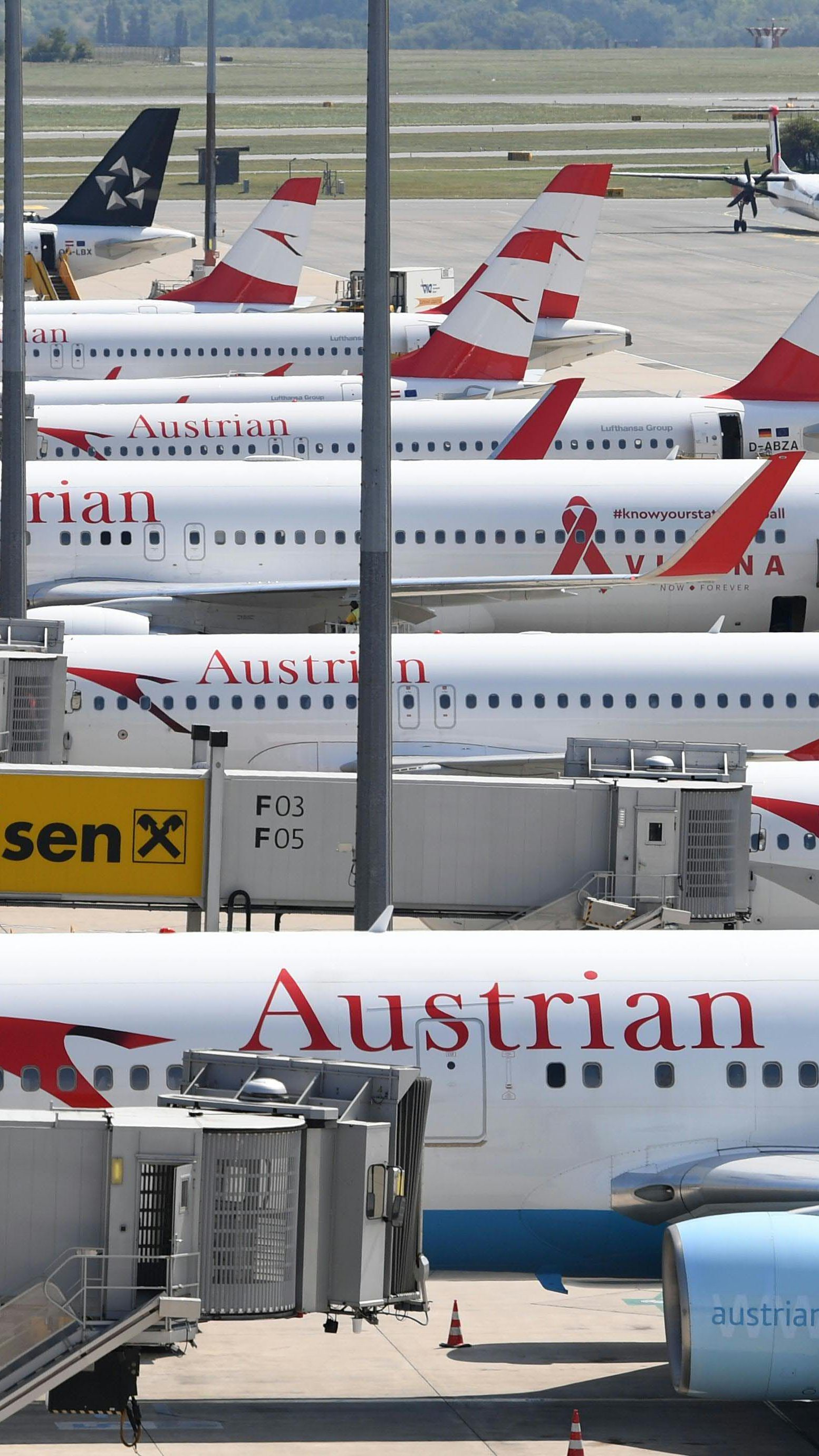 Die AUA streicht Flüge nach Italien, der Flughafen Schwechat stellt einen Notfallplan parat.