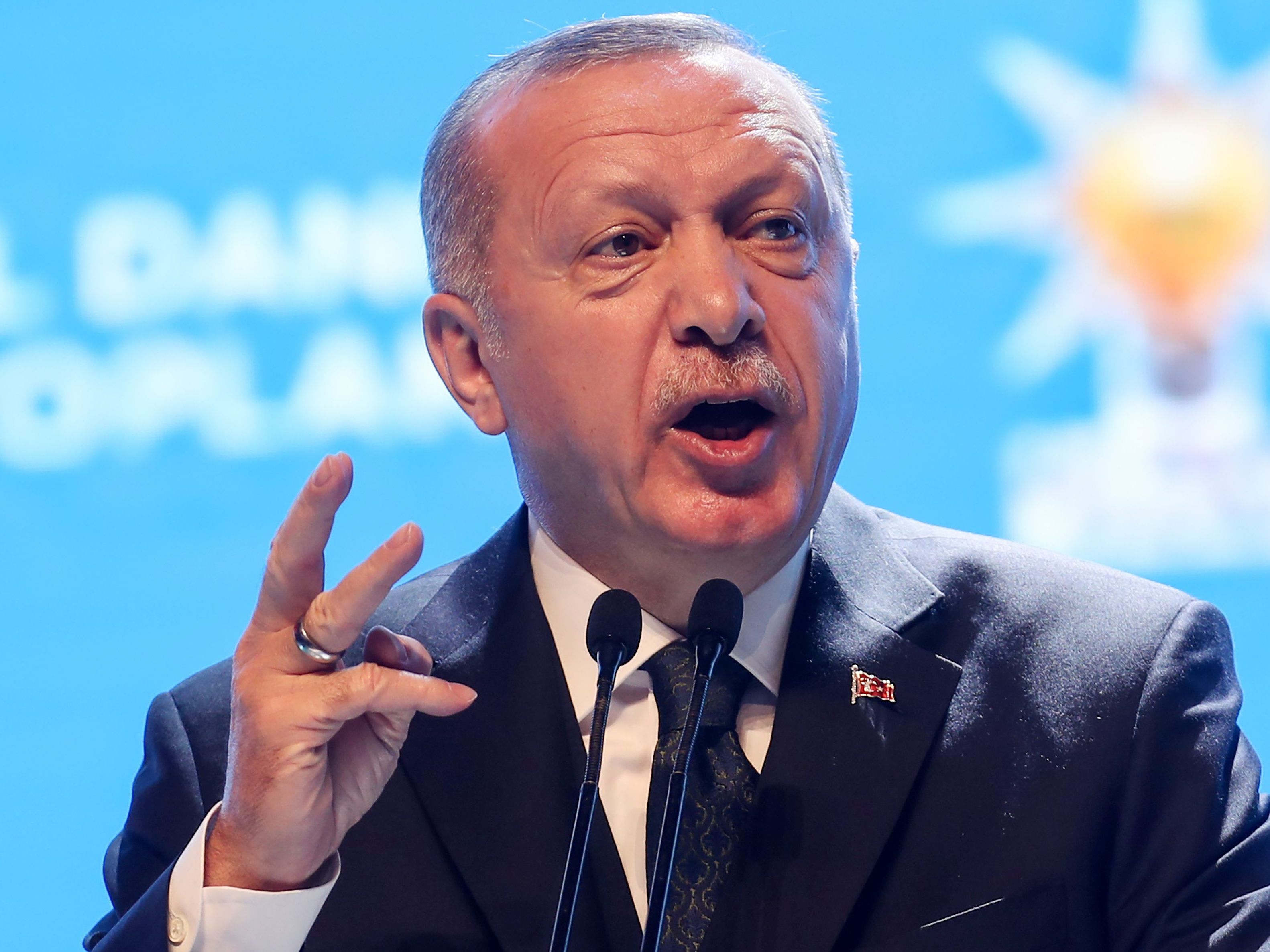 Erdogan sieht die Schuld bei der EU. Erdogan sieht die Schuld bei der EU.