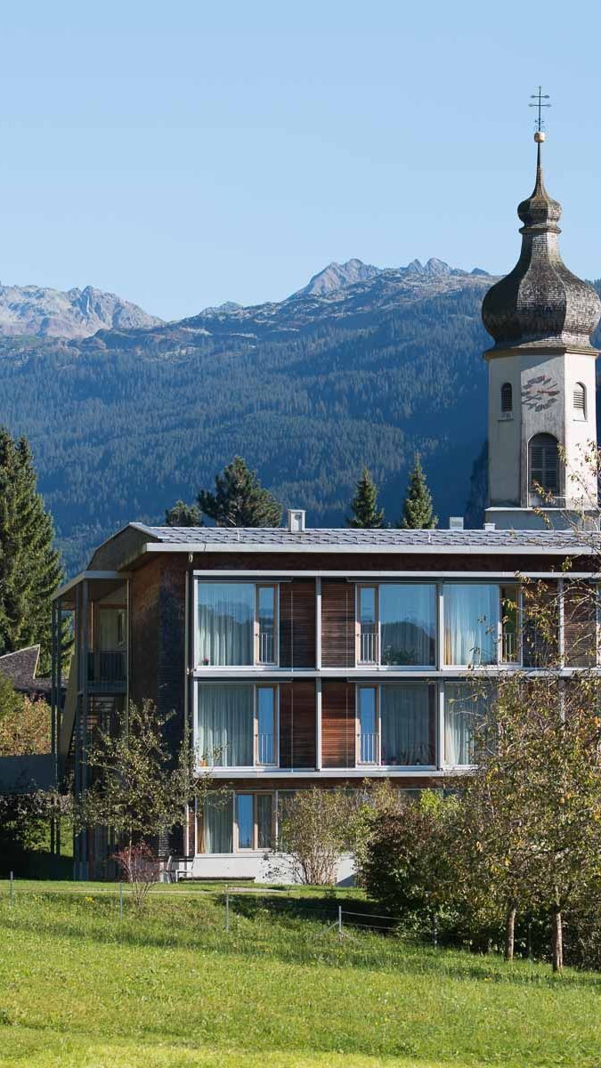 Das Haus Klostertal in Innerbraz.