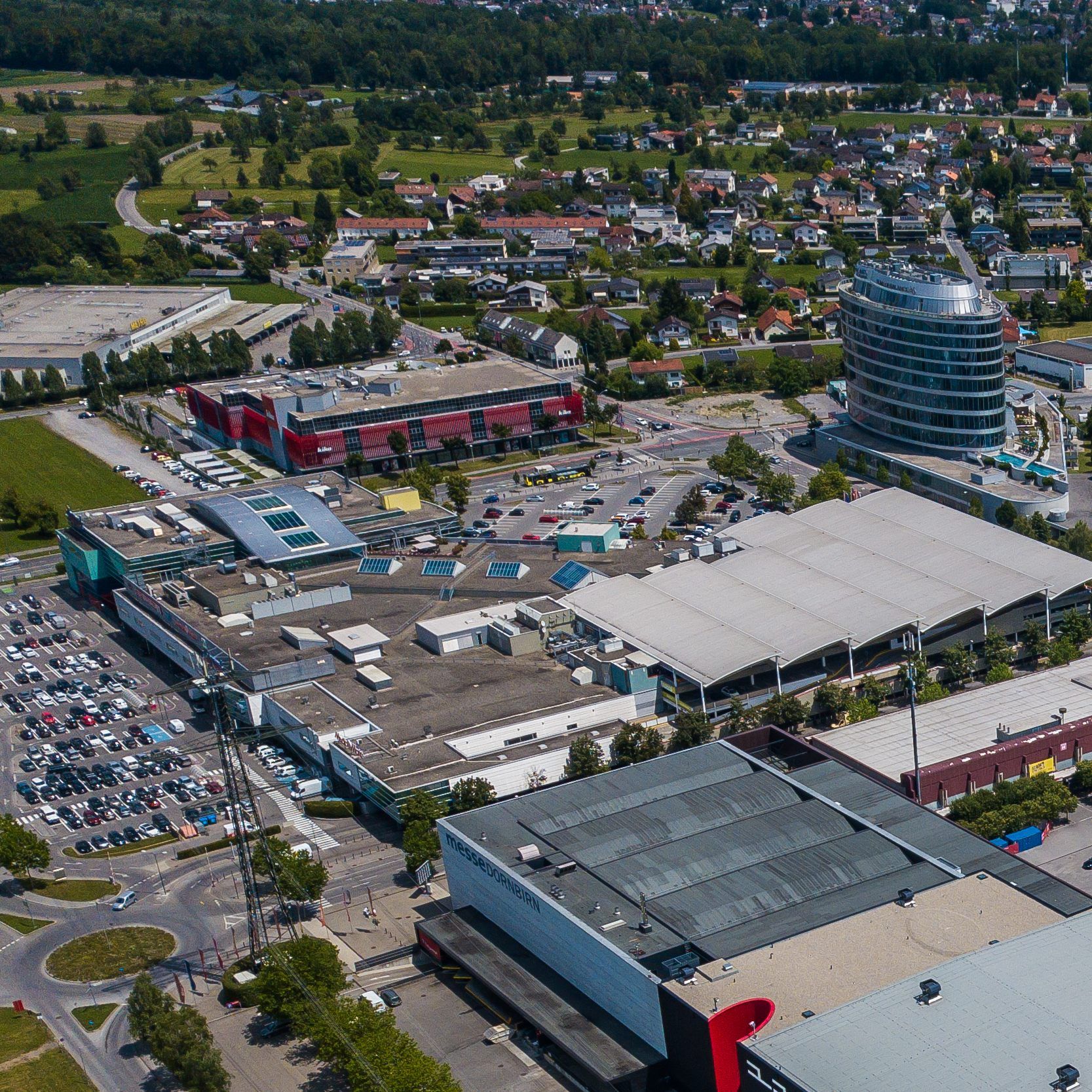 Der Messepark ist kaum durch das Coronavirus betroffen.