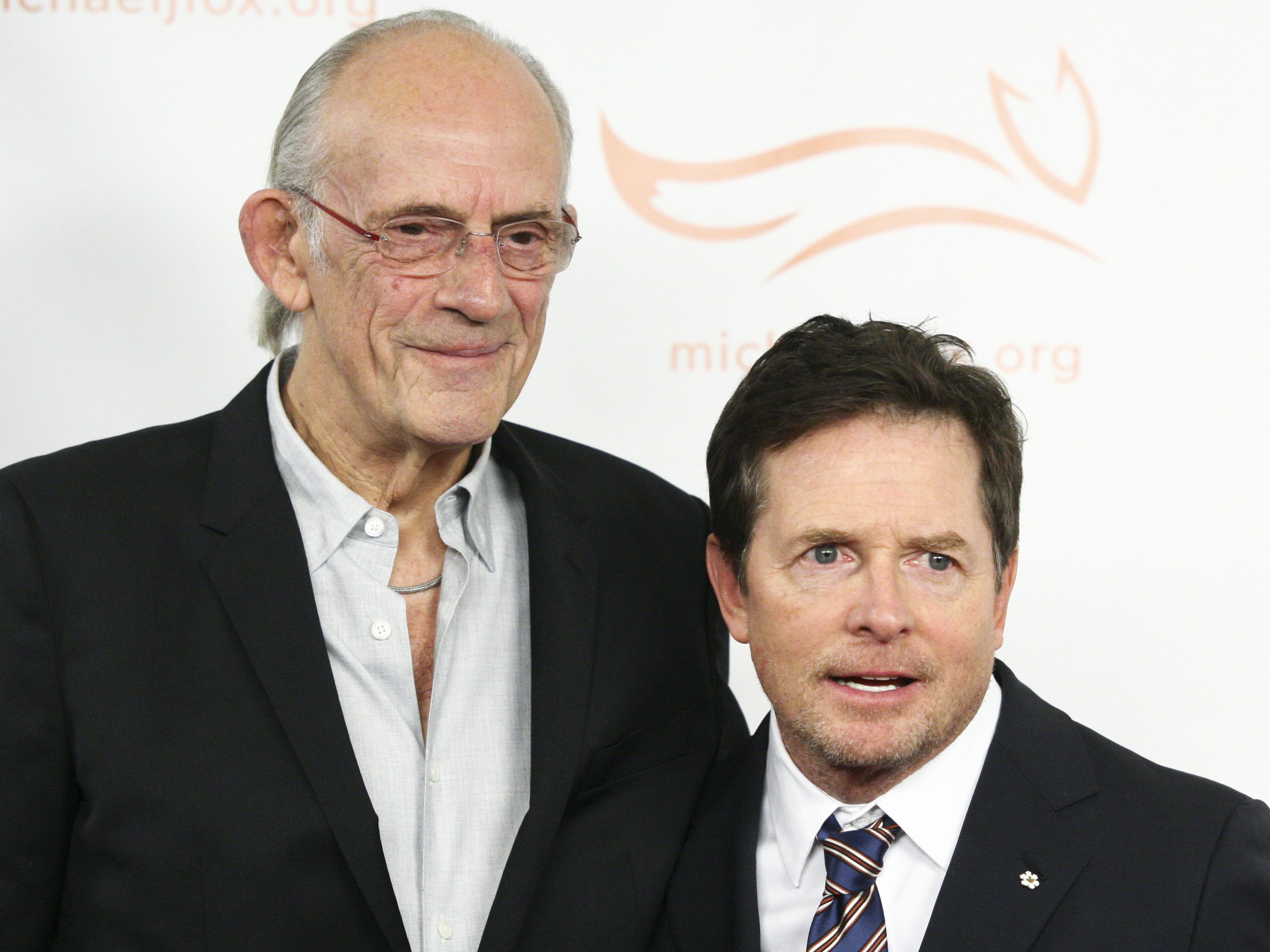 Michael J. Fox und Christopher Lloyd sind auch nach "Zurück in die Zukunft" gut befreundet.