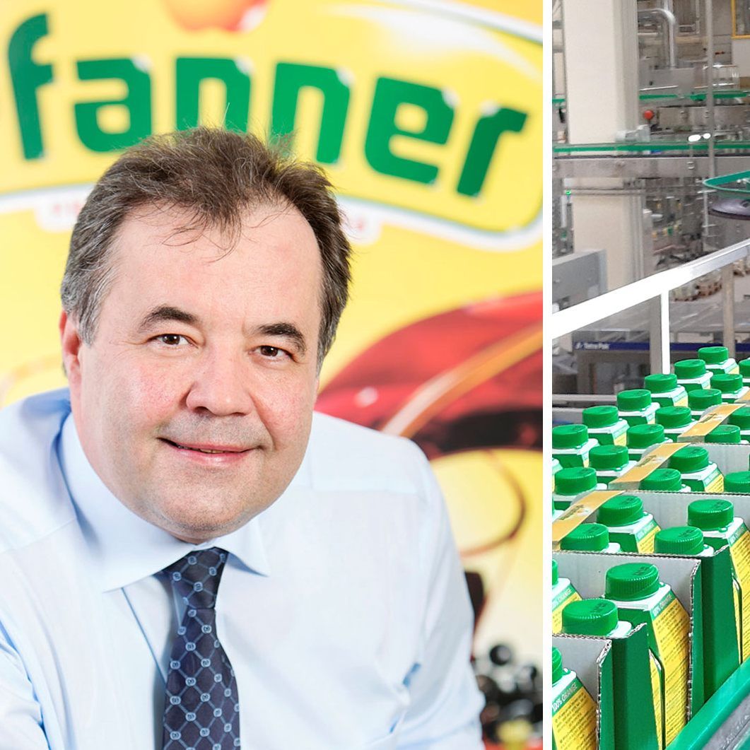 Peter Pfanner, geschäftsführender Gesellschafter der Hermann Pfanner Getränke GmbH.