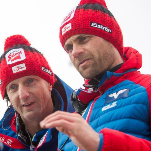 Heinz Kuttin mit Andreas Widhölzl