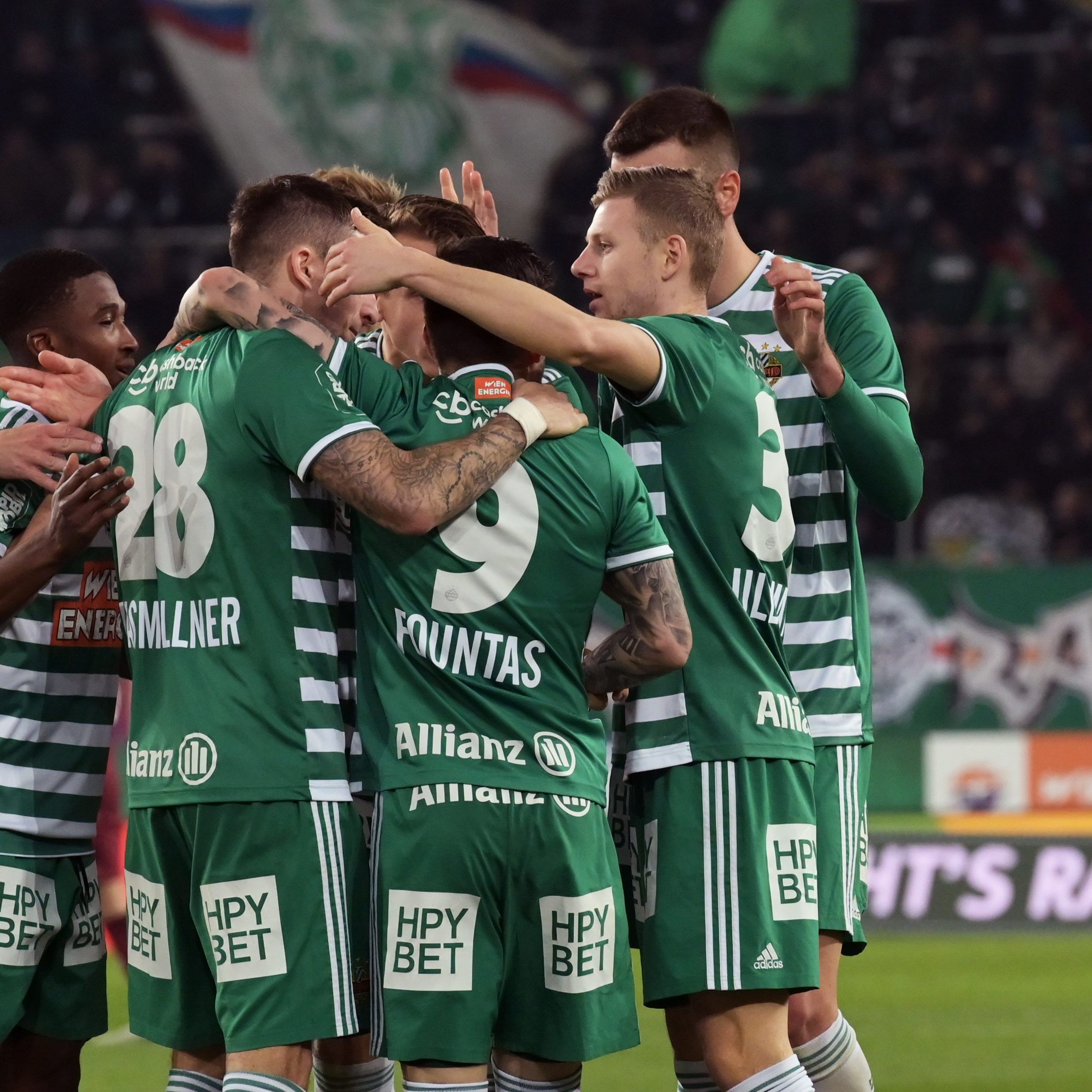 Rapid Wien hätte gegen Mattersburg auch noch höher gewinnen können.