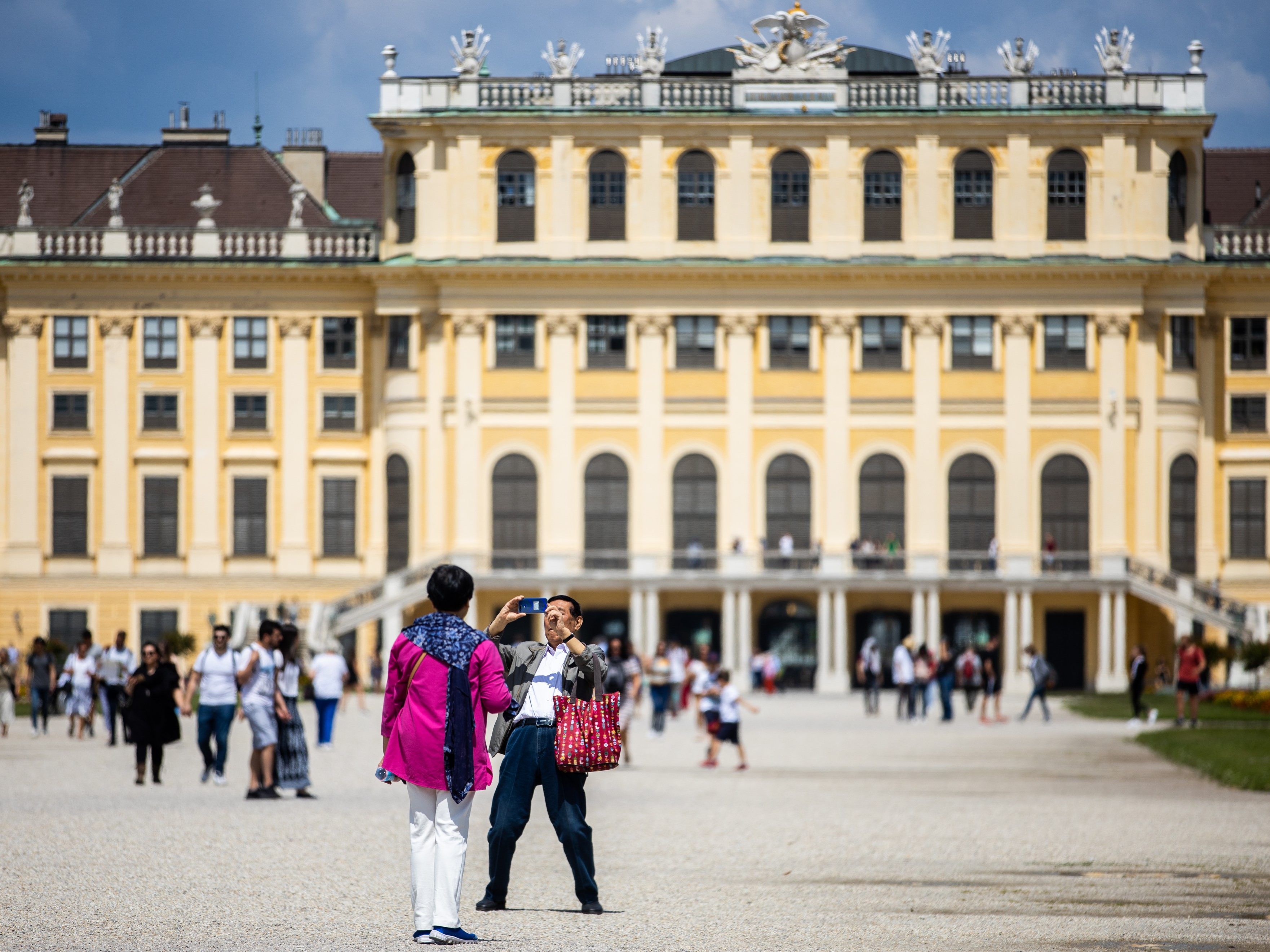 Unter anderem wurde das Schloss Schönbrunn geschlossen.