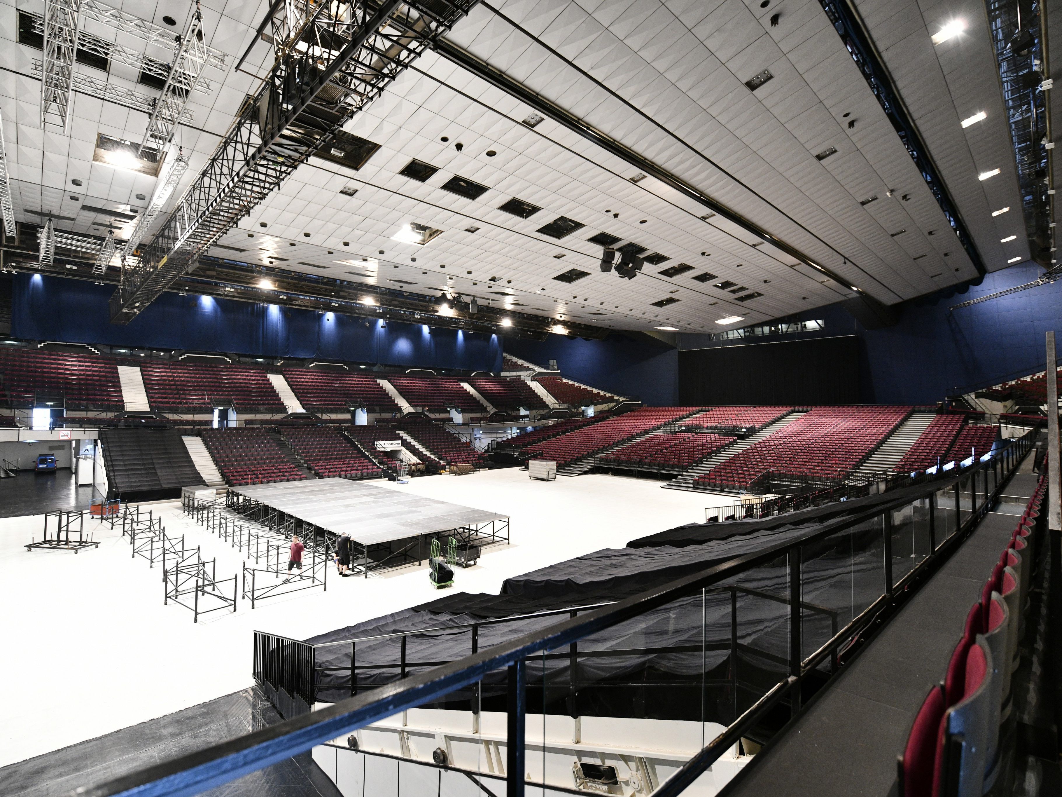 Bis 3. April steht die Stadthalle in Wien vorerst leer. Bis 3. April steht die Stadthalle in Wien vorerst leer.