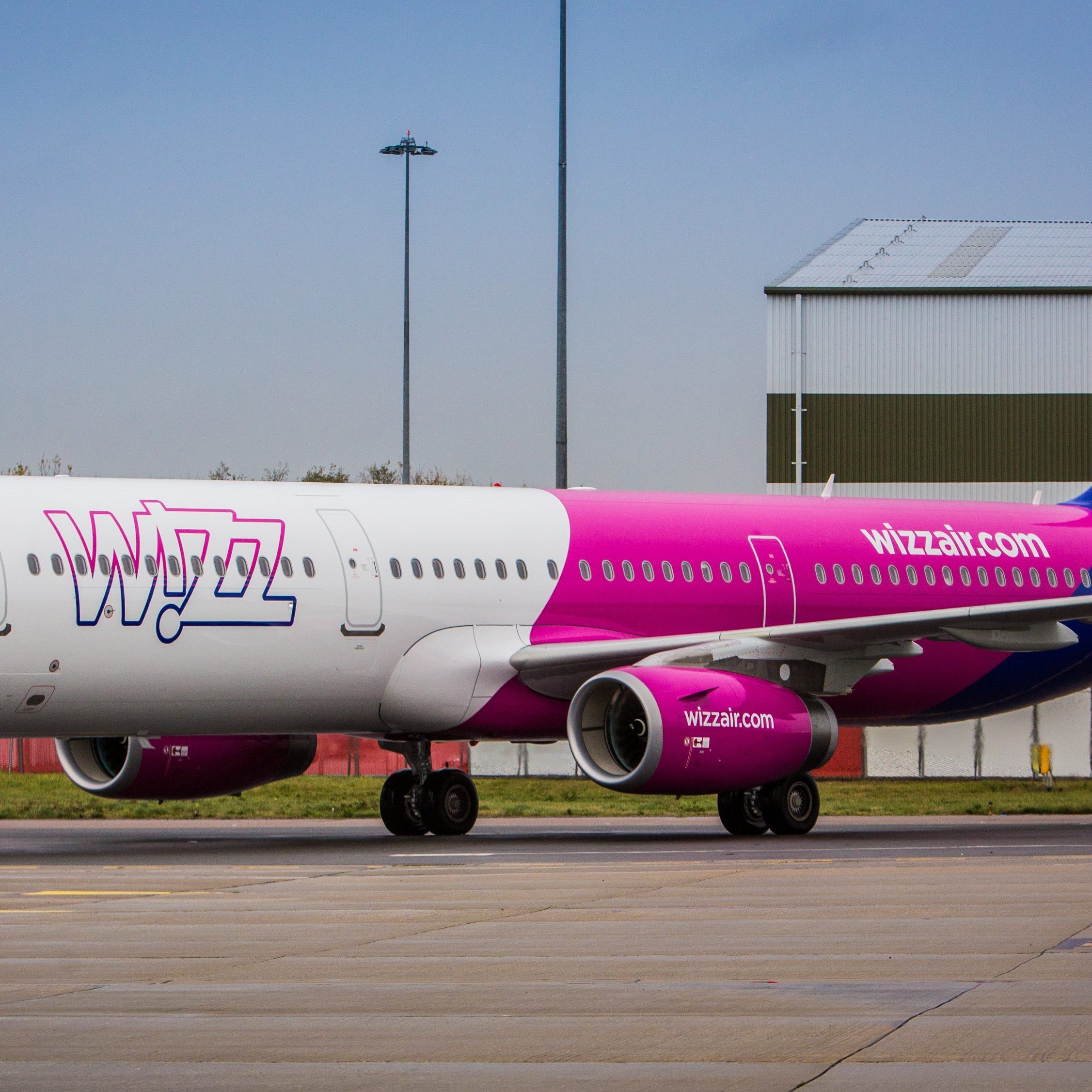 Wizz Air ist auch in Wien in Betrieb.