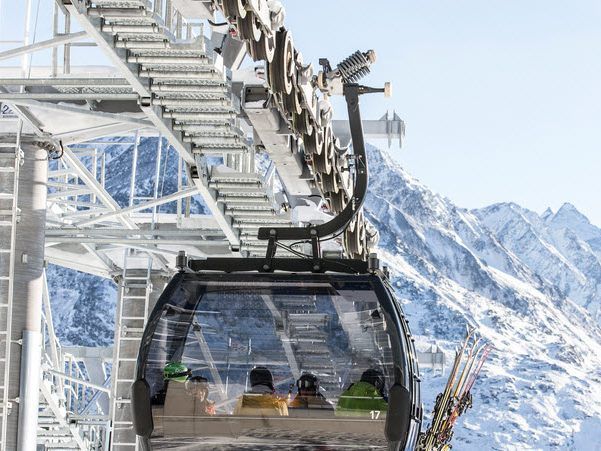 Seilbahn der Firma Doppelmayr