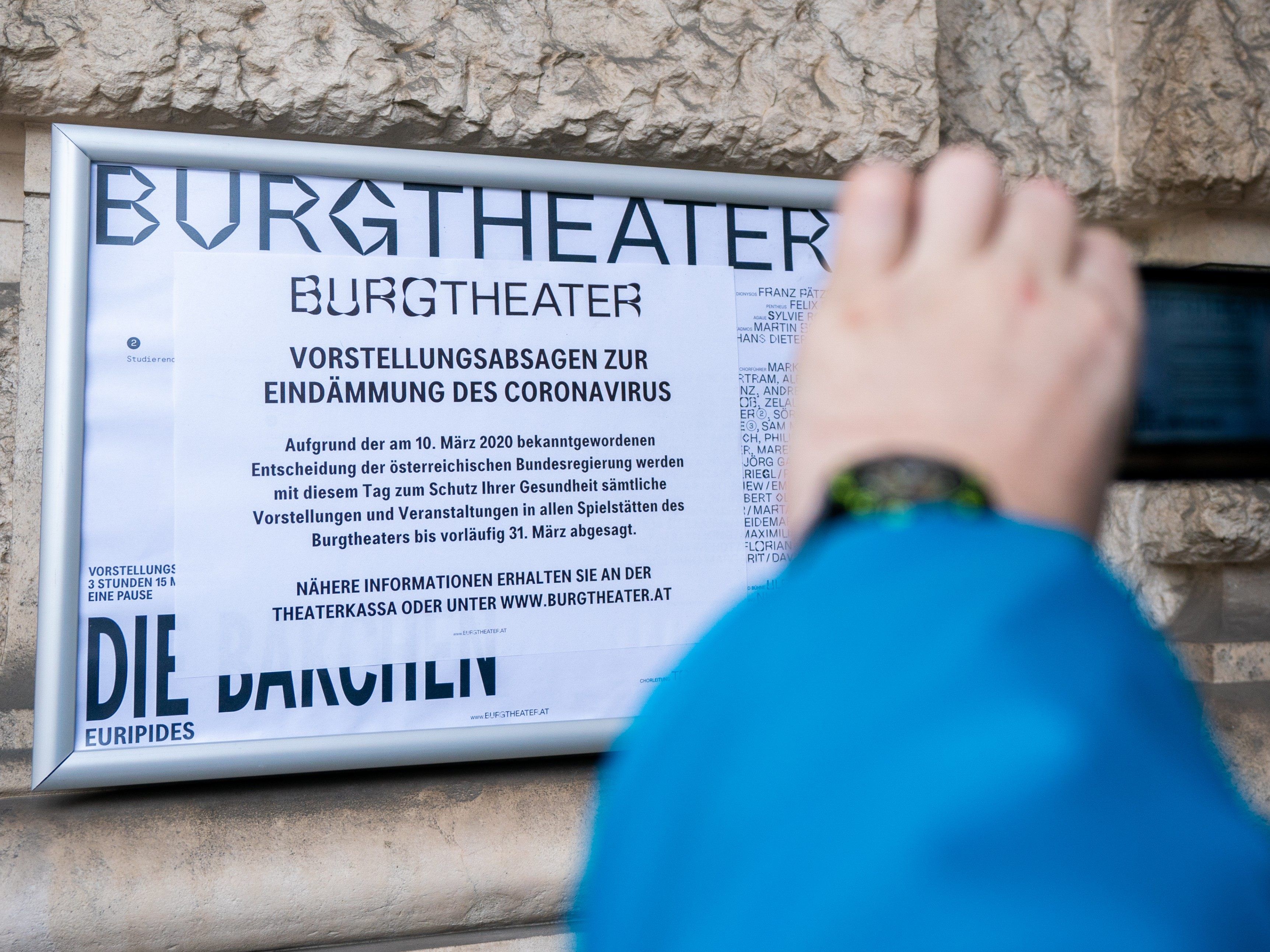 Ohne finanzielle Hilfe durch die Republik wird der Tod der Kunst und Kultur befürchtet.