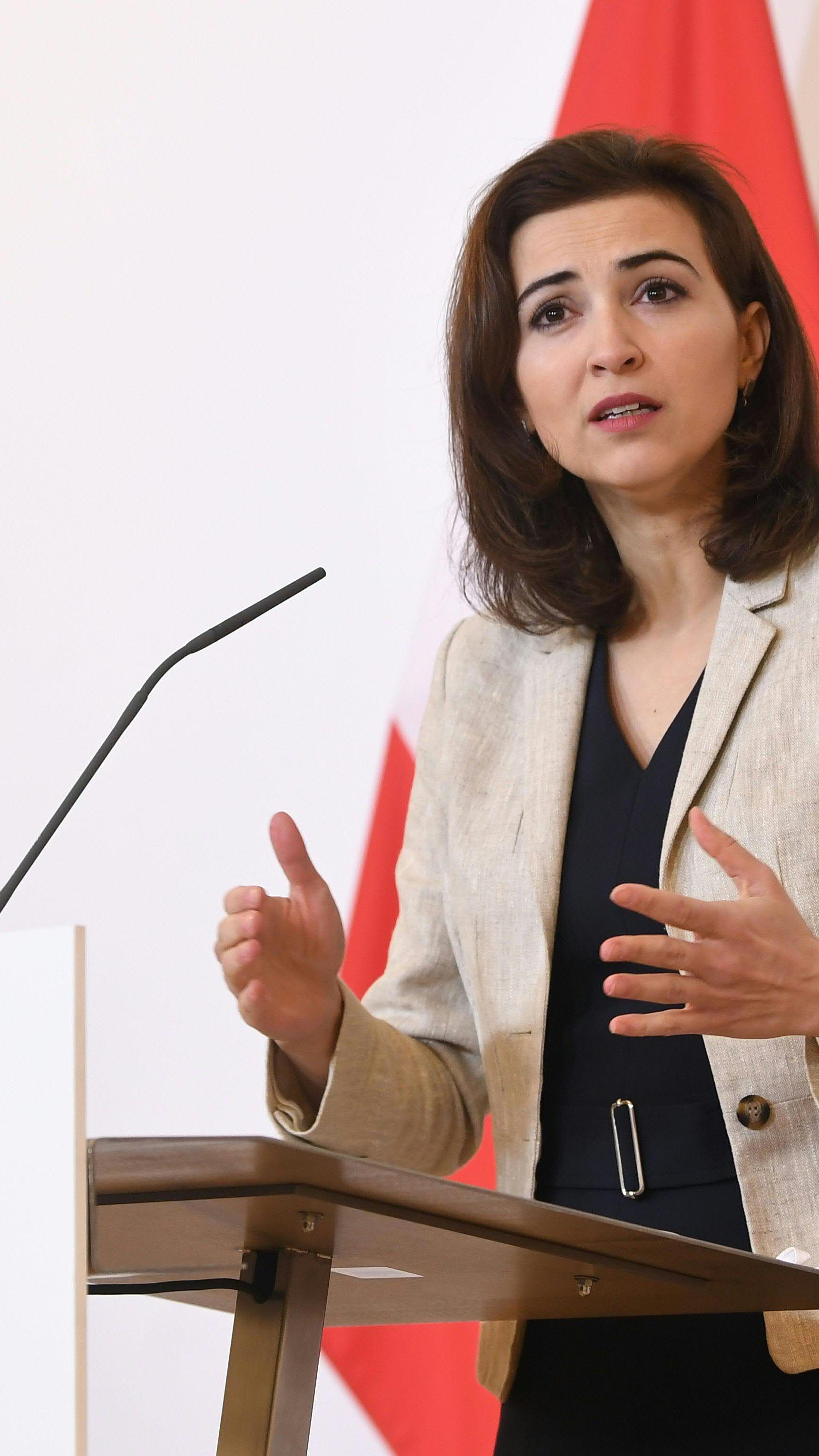 Justizministerin Zadic.