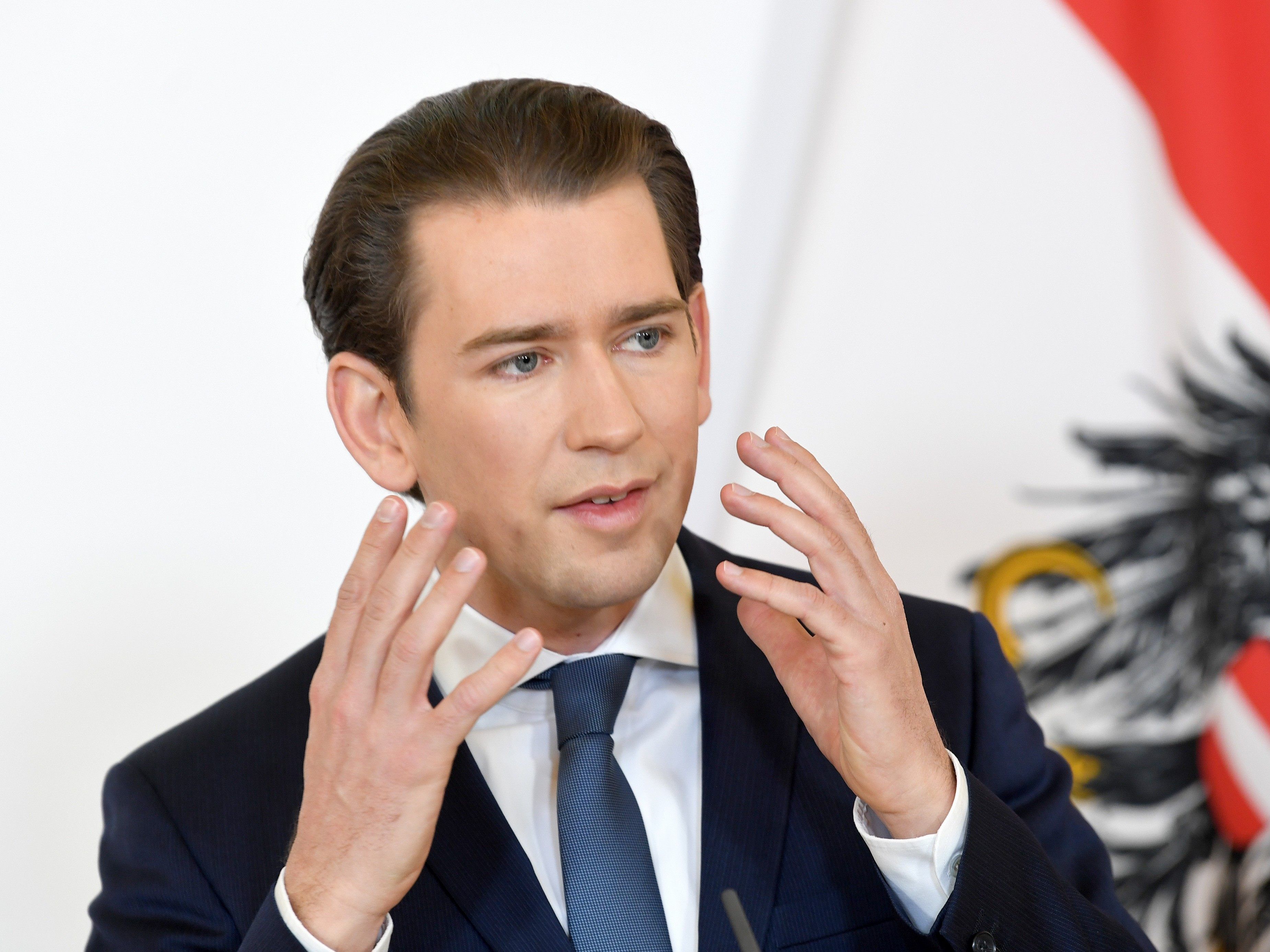 Kurz verteidigte einmal mehr die Entscheidung zum "Lockdown".