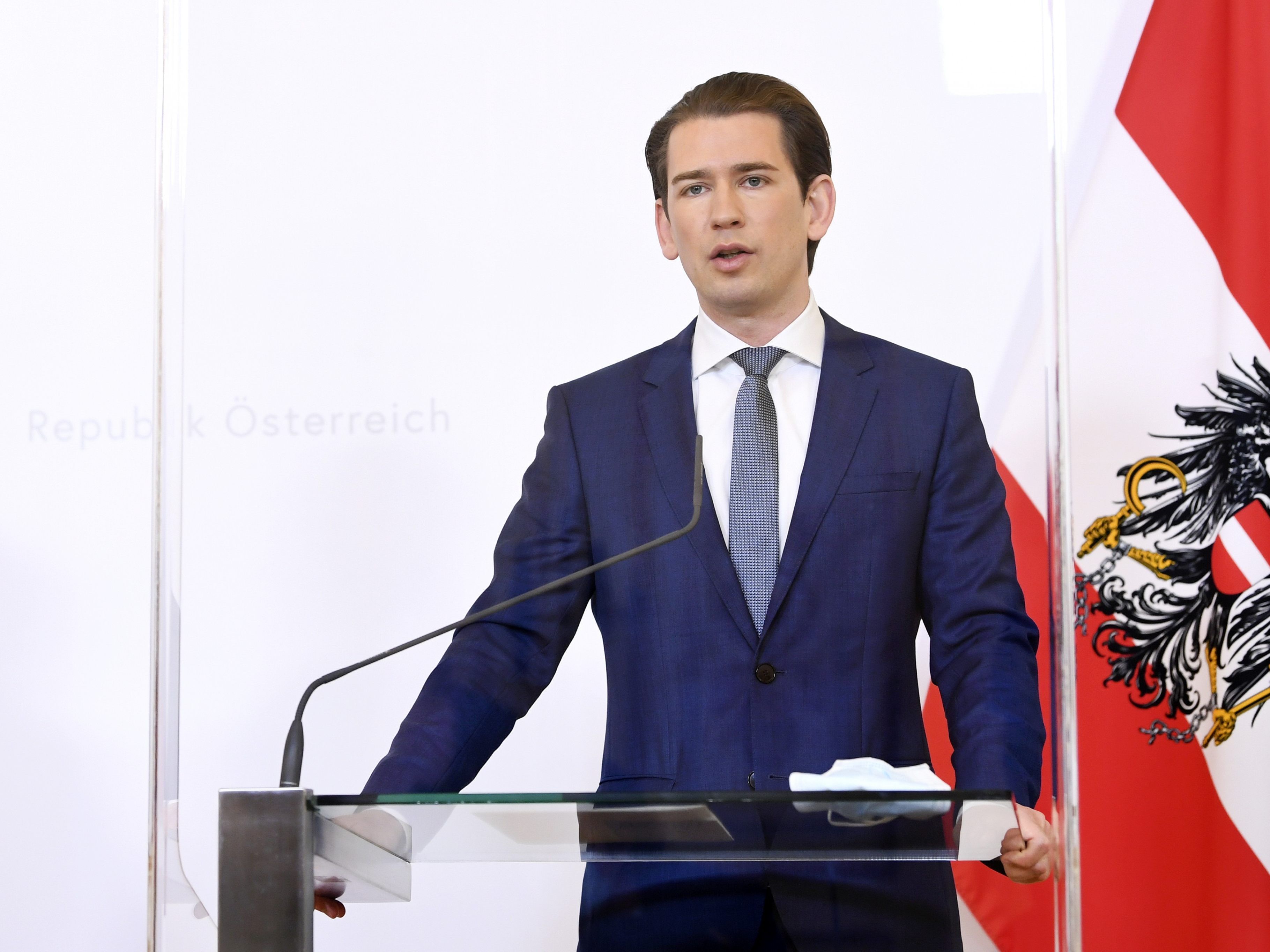 Bundeskanzler Kurz kündigte weitere Corona-Lockerungen ab 1. Mai an.