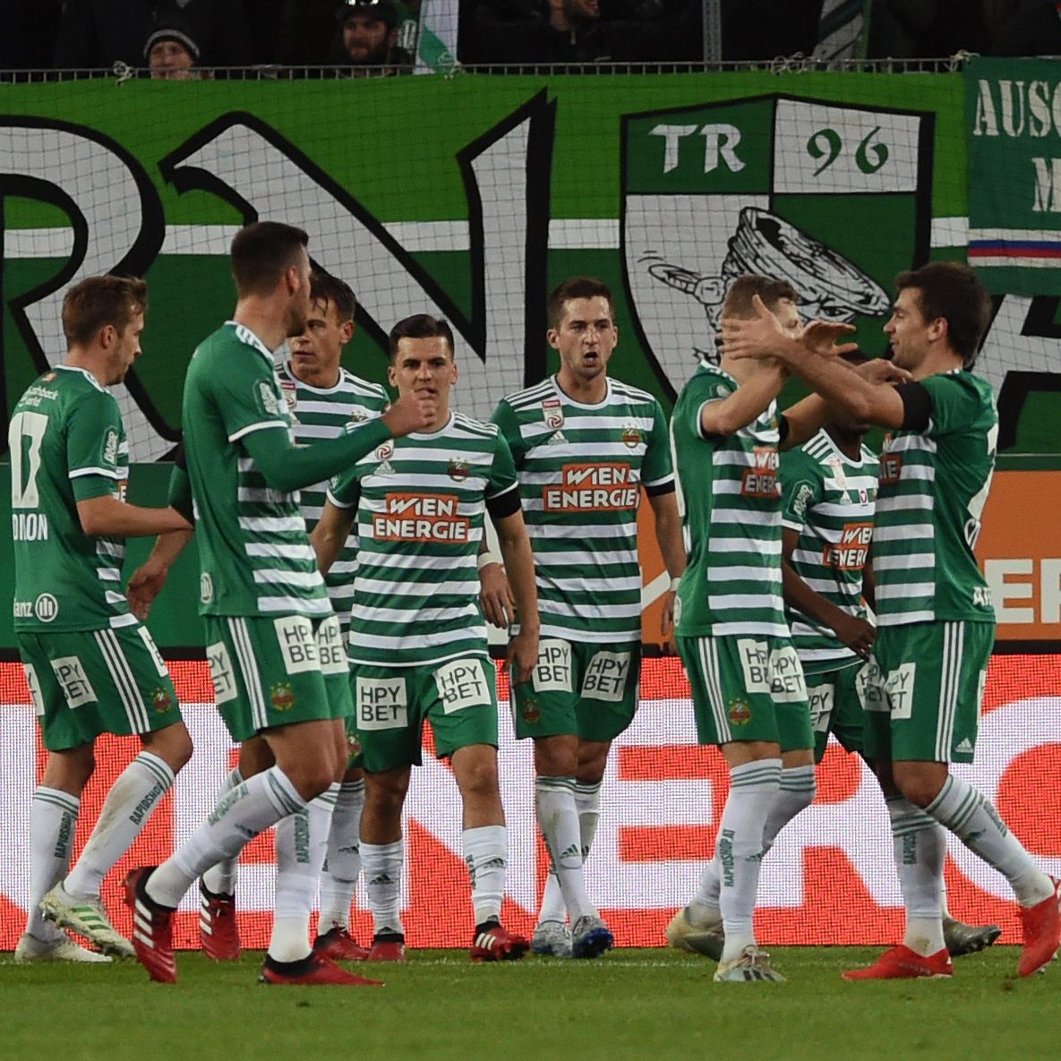 Die Rapid Wien-Spieler verzichten auf ein Drittel ihres Gehalts.