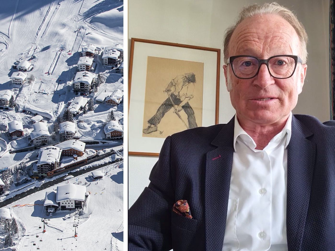 Ludwig Muxel zeigt sich überrascht über den Zusammenhalt in Lech