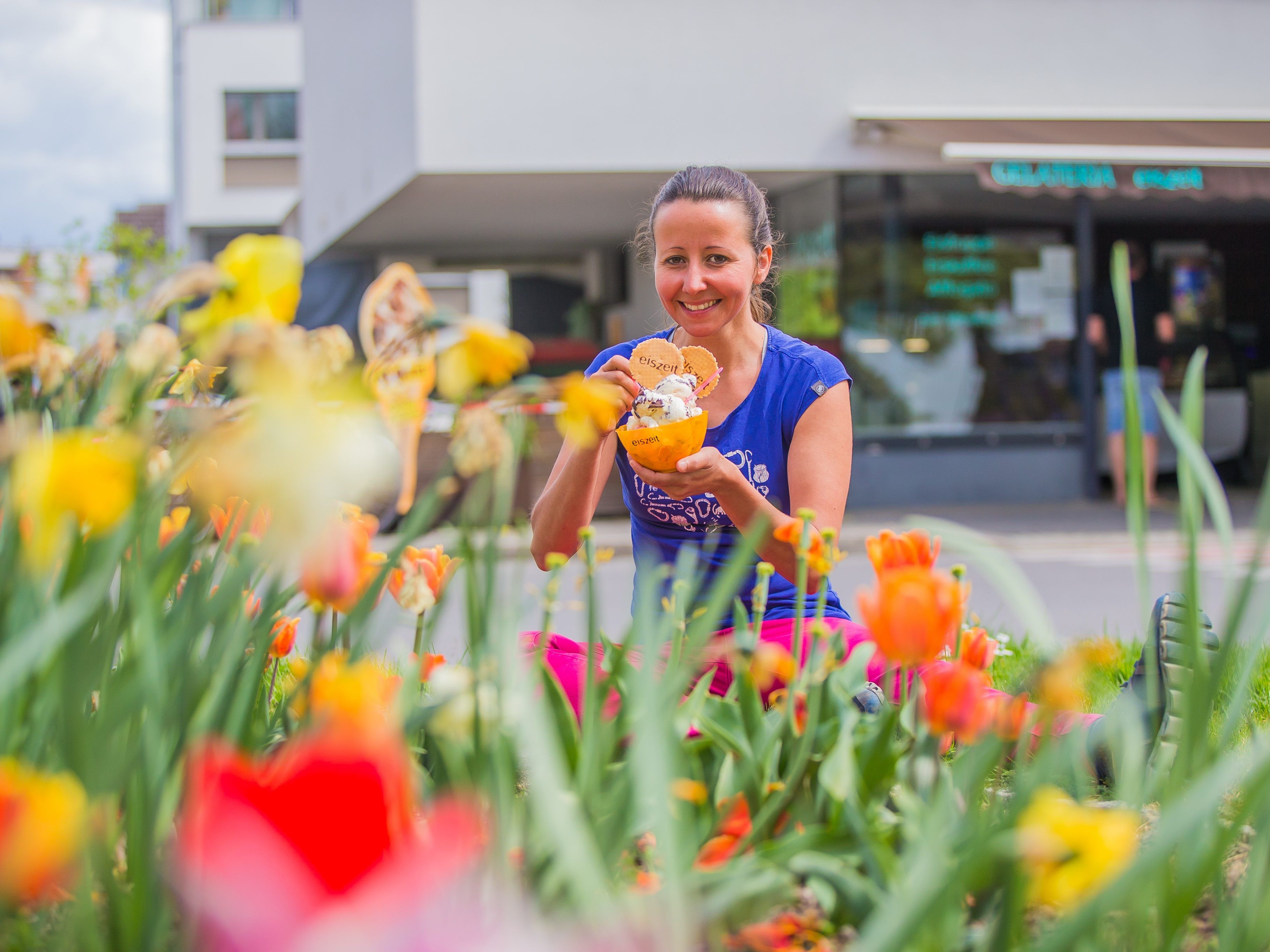 Das sonnige Frühlingswetter geht weiter.