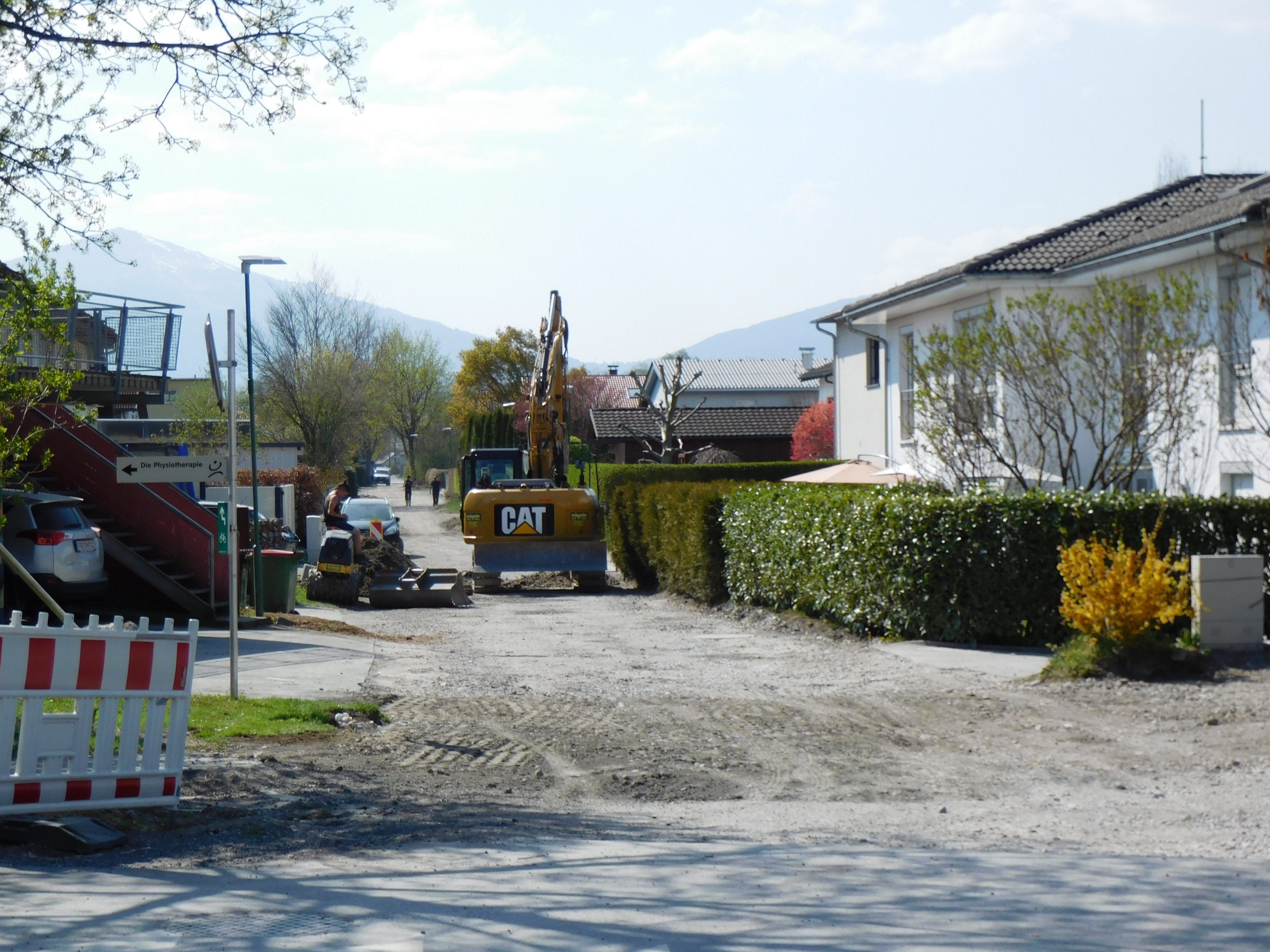 In Mäder wird wieder an den Wasserleitungen gebaut