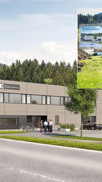 Bis Dezember 2020 wird i+R die neue Produktionsstätte für die FHE Edelstahl Produktion GmbH fertigstellen.