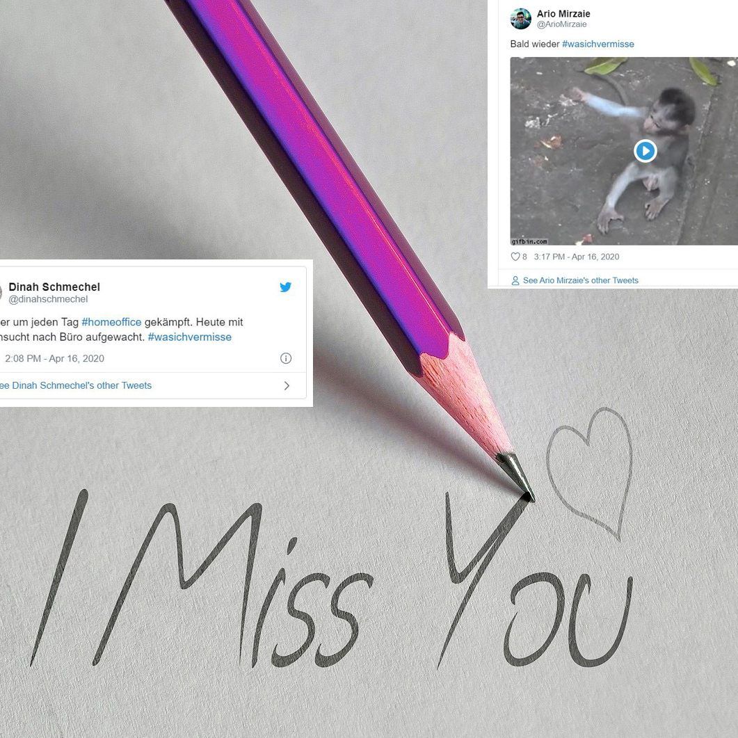 Die Menschen vermissen Umarmungen, ihre unbeschwerte Kindheit oder auch gar nichts