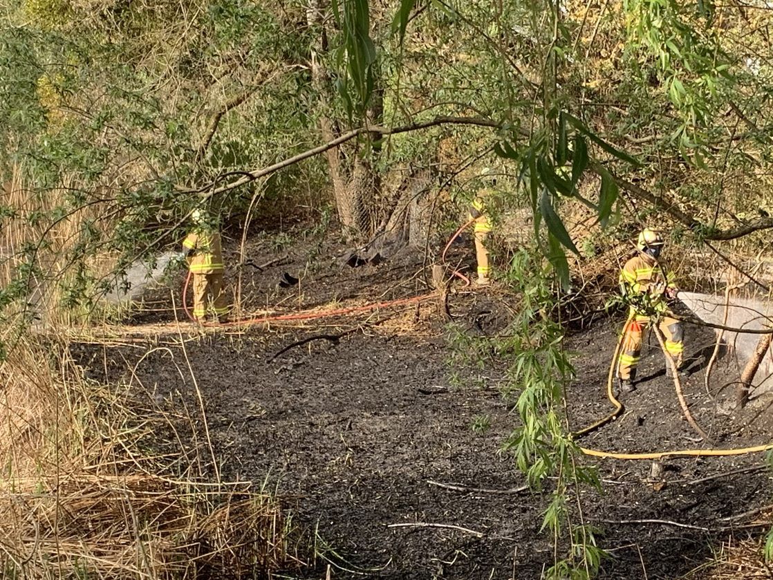 Die Feuerwehr hatte den Brand schnell gelöscht.