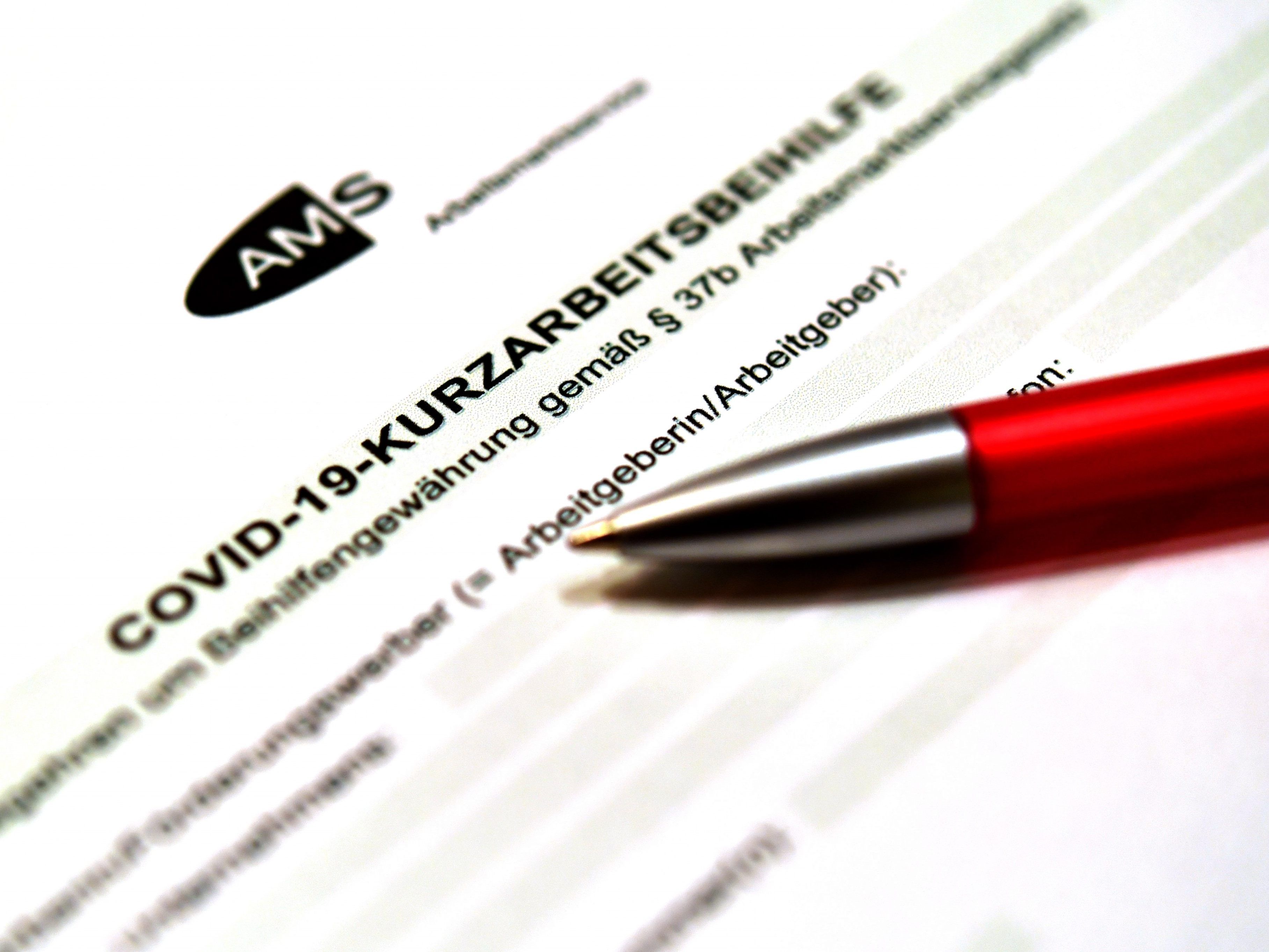 Auf der Website finden sich alle Informationen zur Kurzarbeit.