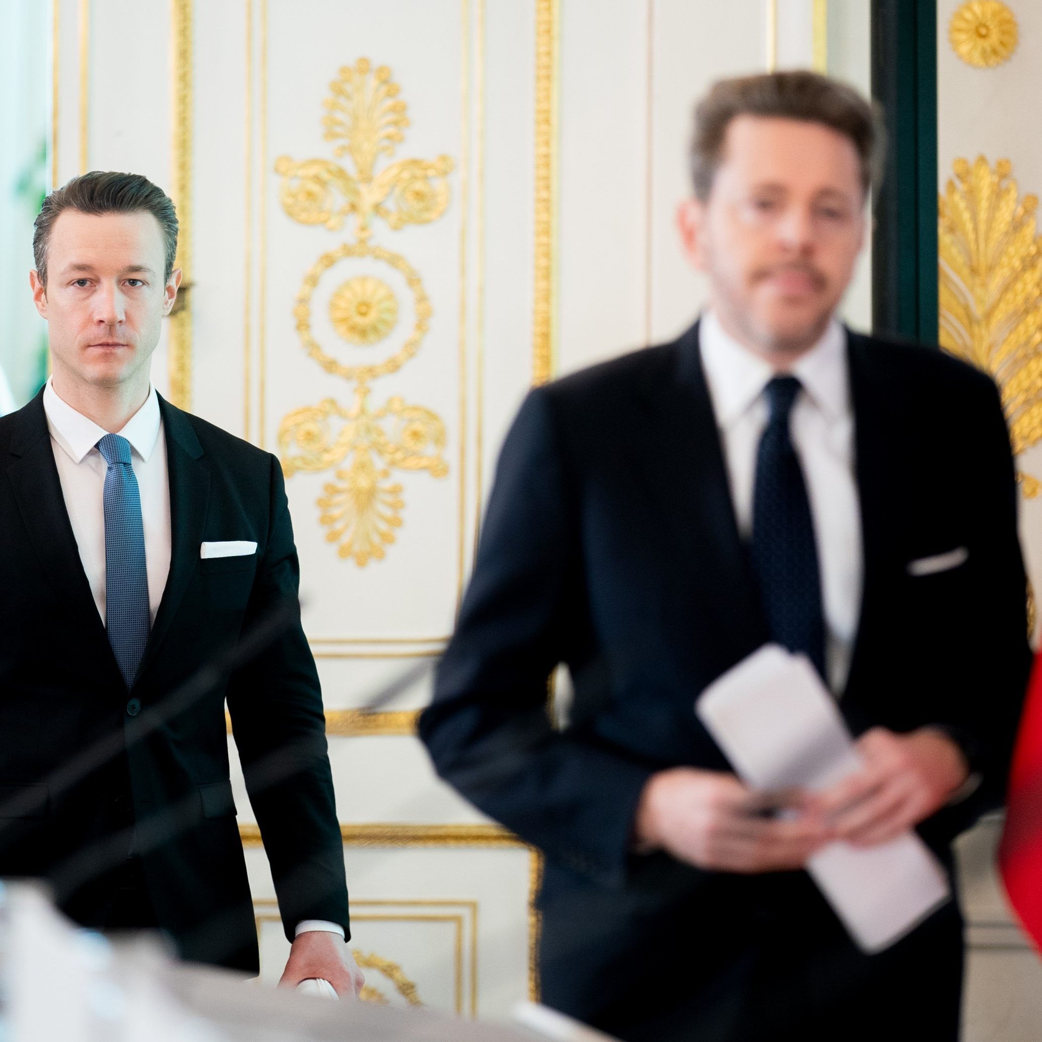 Zur Runde gesellt sich heute auch WKO-Präsident Harald Mahrer.