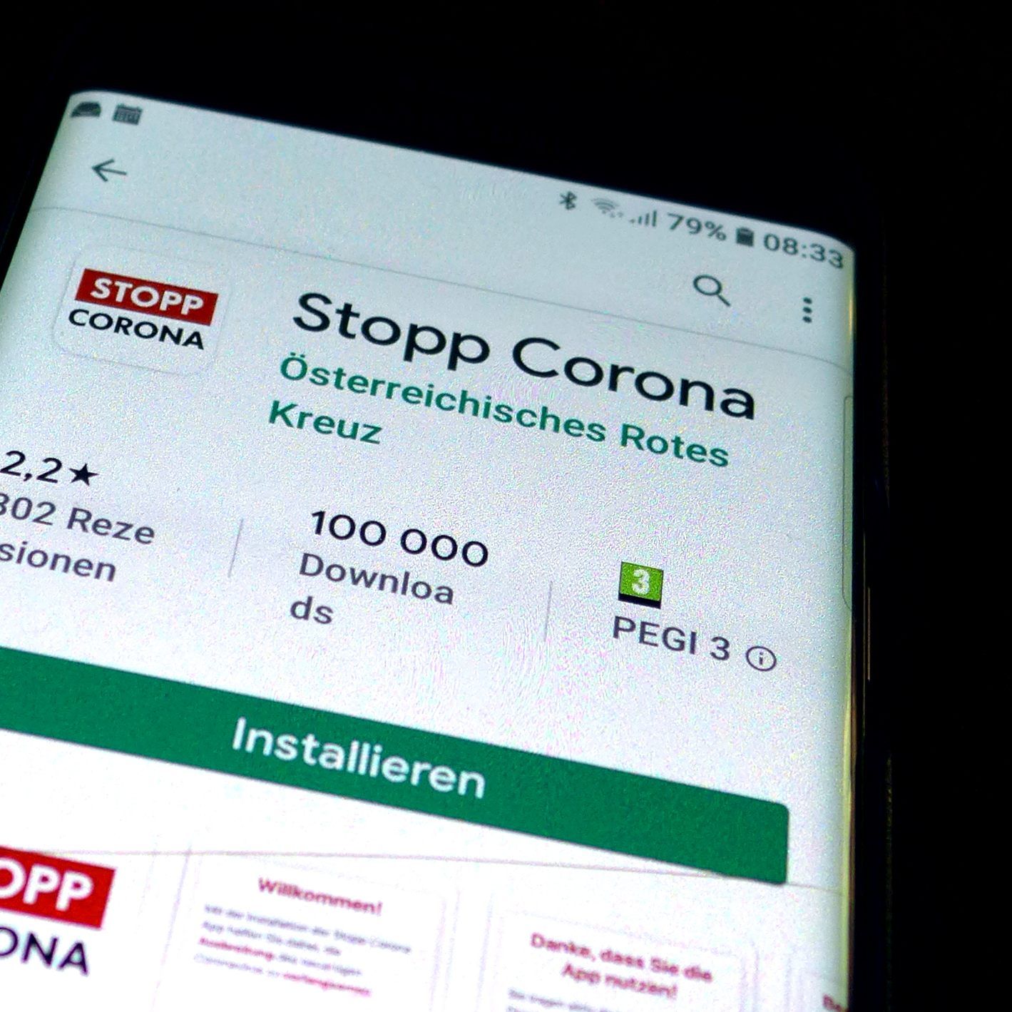 Die ARGE Daten kritisiert die österreichische Stopp-Corona-App.