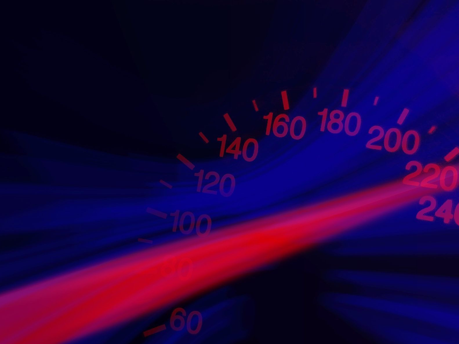 Der Tachometer des Autofahrers dürfte wohl 170 km/h angezeigt haben.