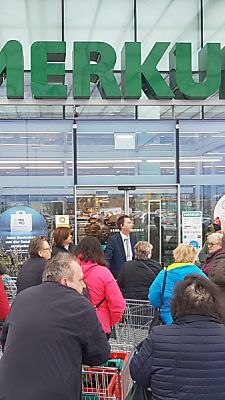 Am 13. März brach für Supermärkte der Corona-Wahnsinn aus