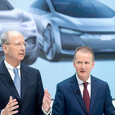 VW-Topmanager Herbert Diess und Hans Dieter Pötsch