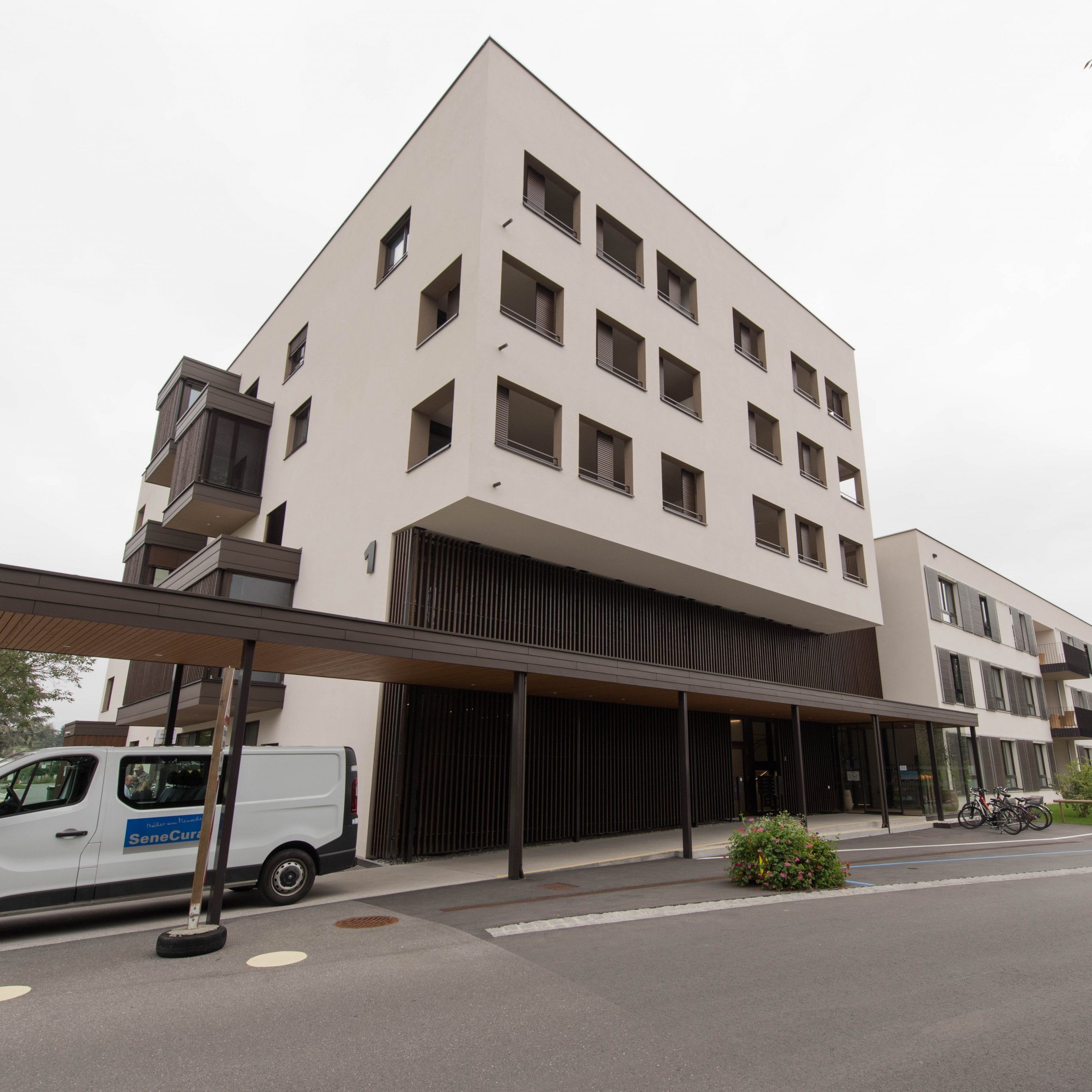 Das Sozialzentrum in Hard.